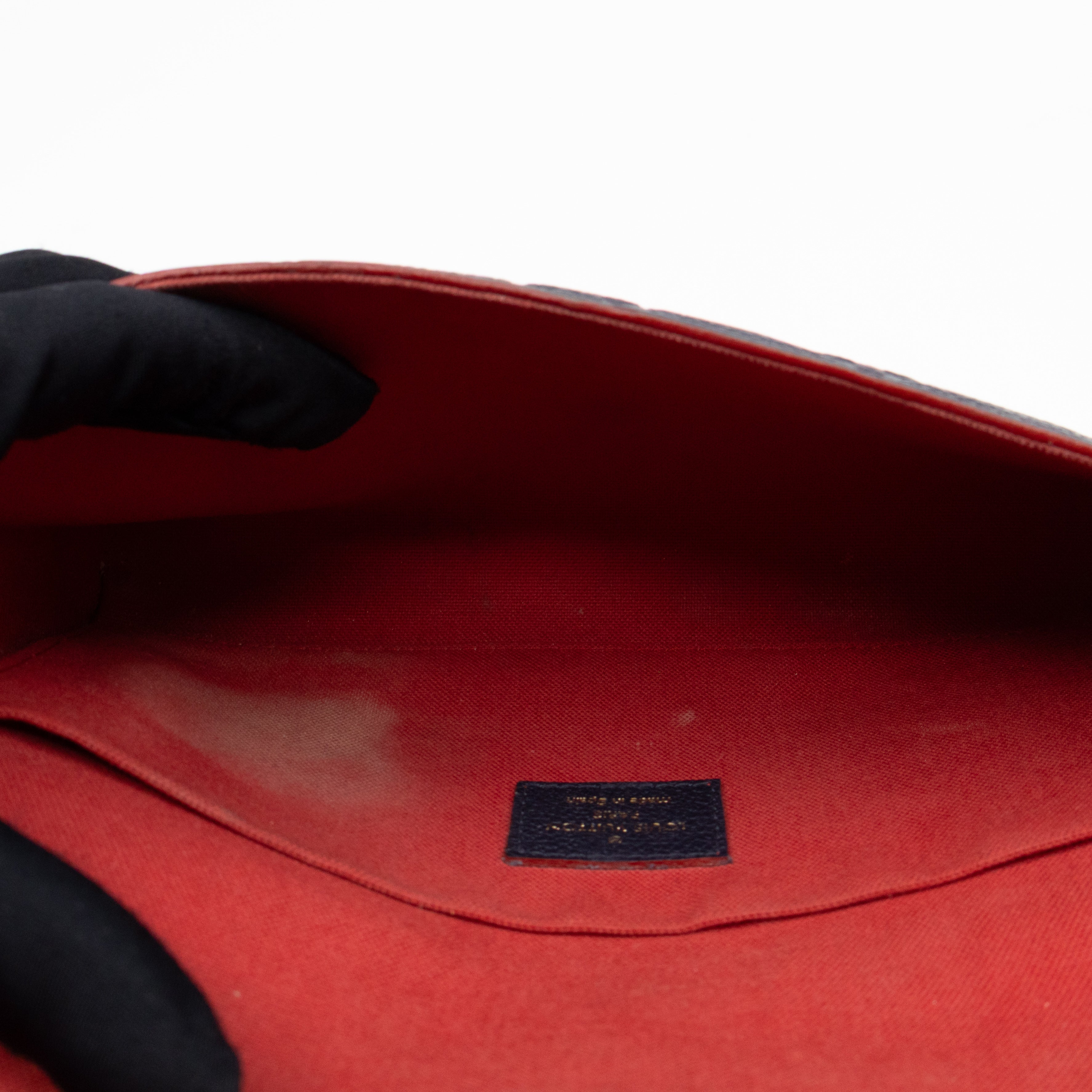 Pochette Felicie Navy Monogram Empreinte