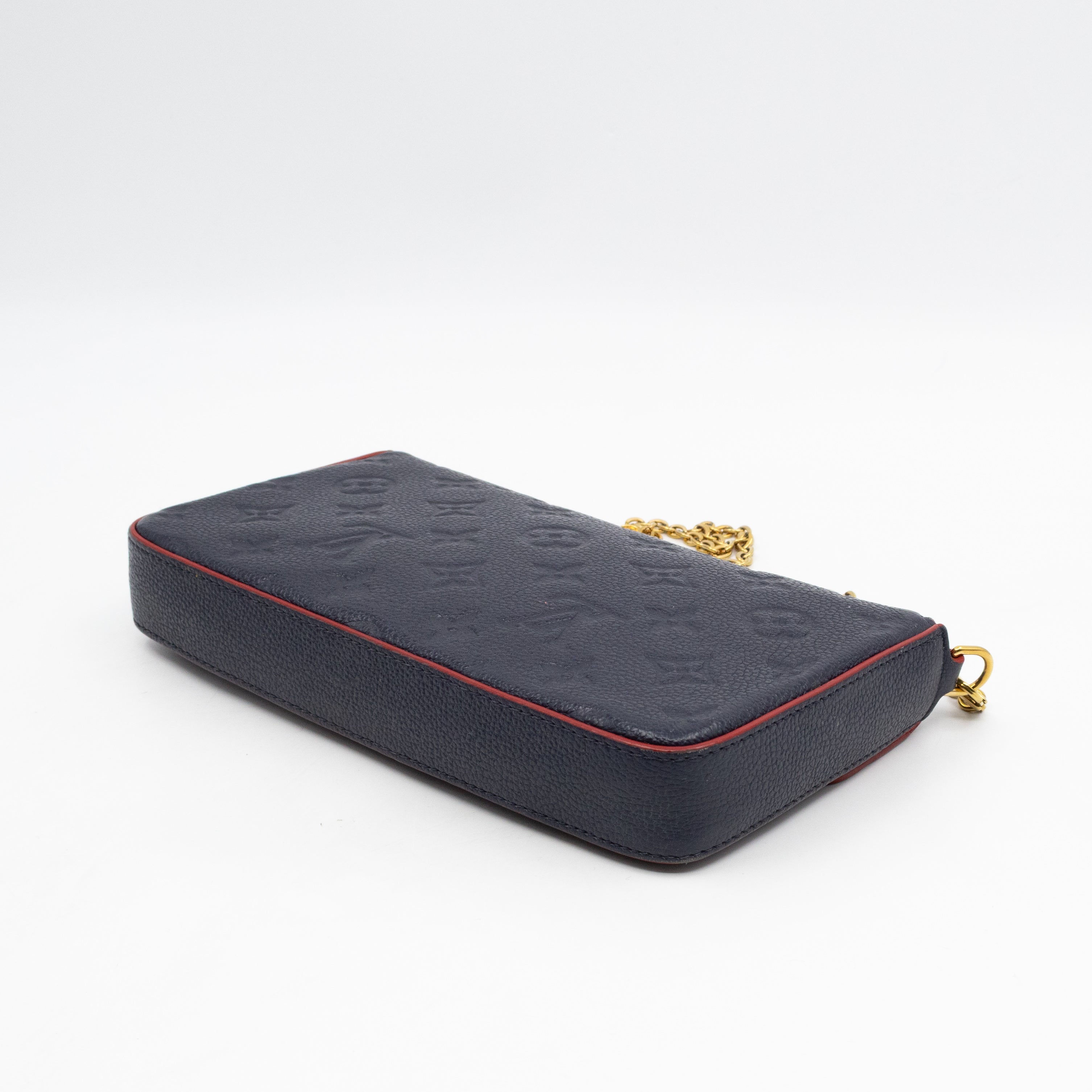 Pochette Felicie Navy Monogram Empreinte