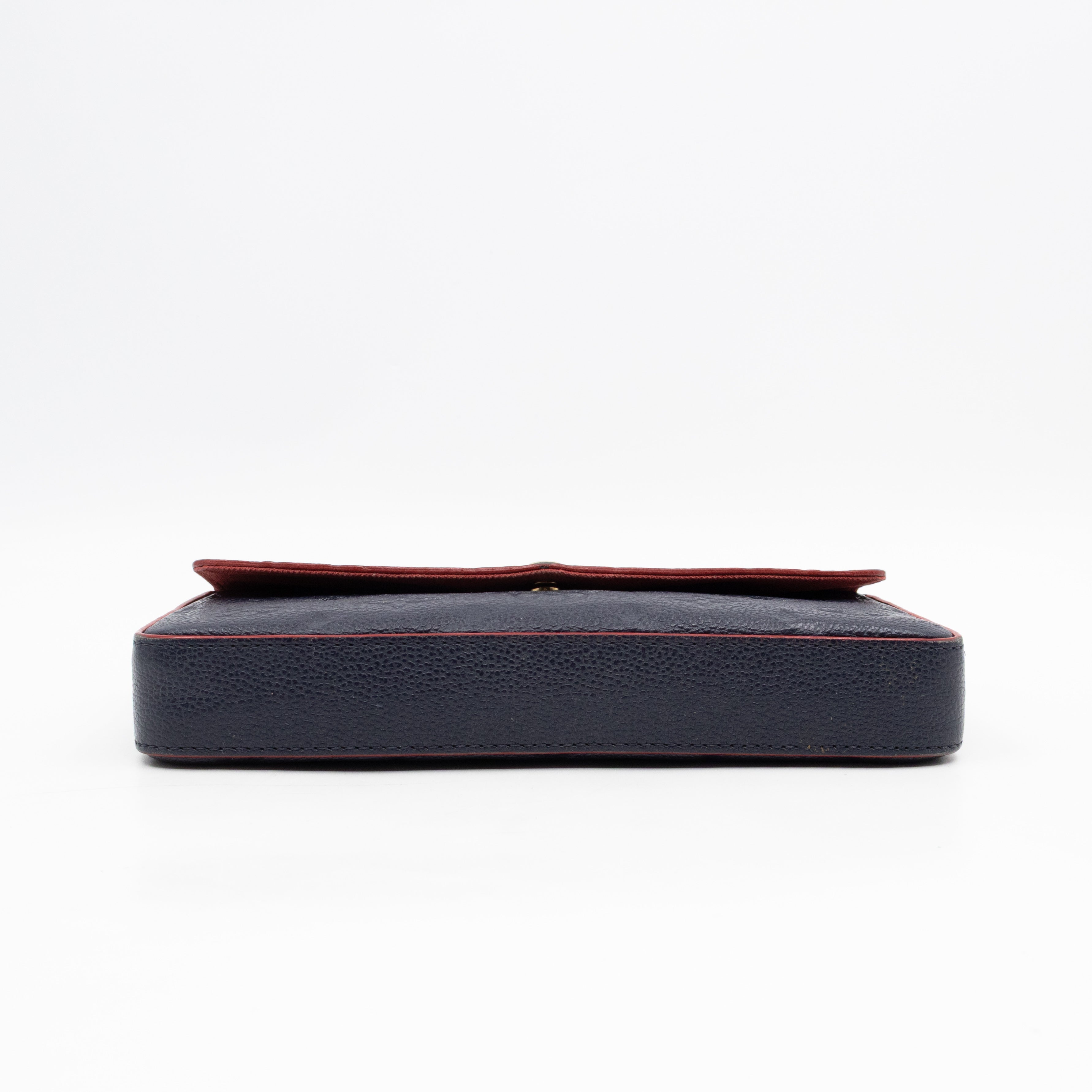 Pochette Felicie Navy Monogram Empreinte