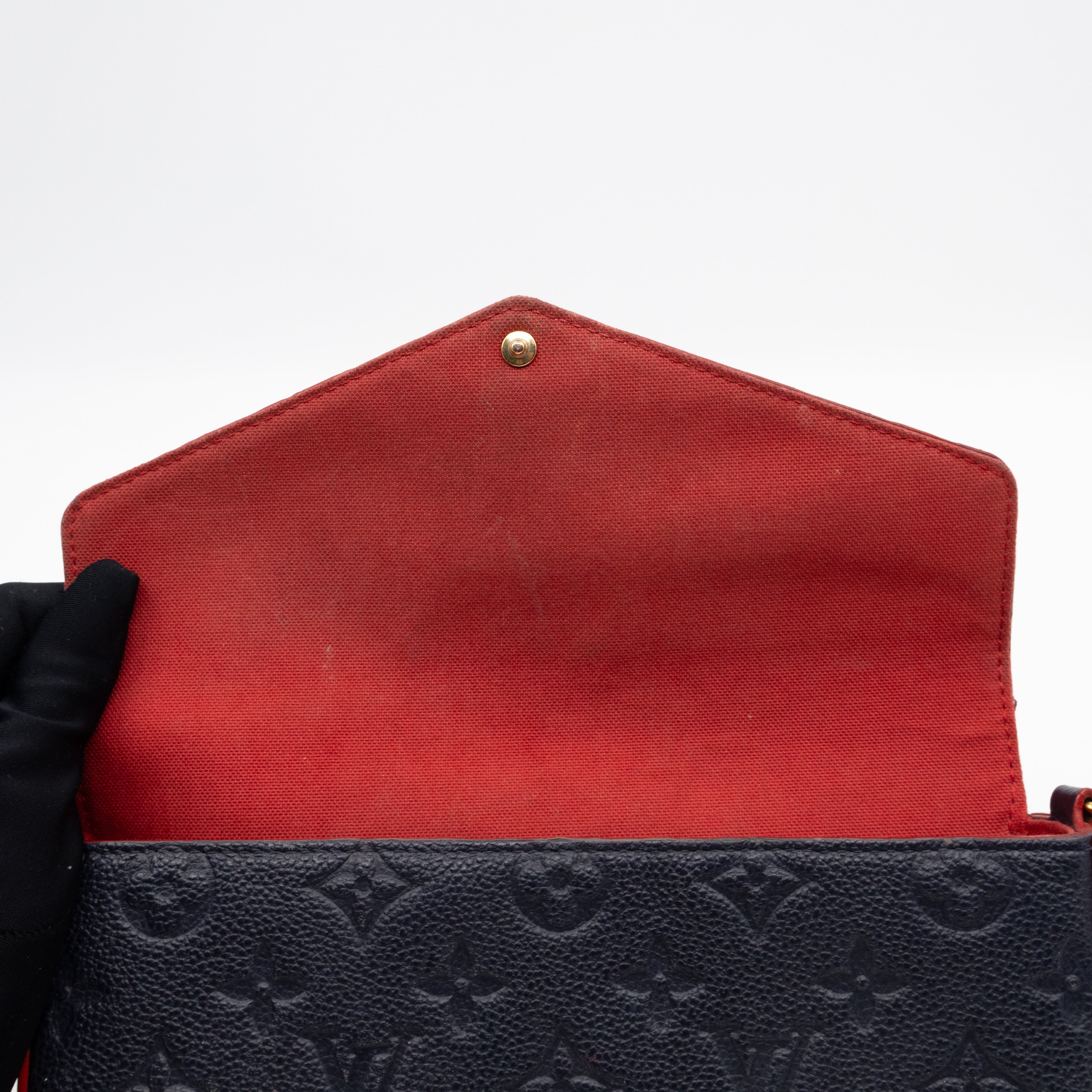 Pochette Felicie Navy Monogram Empreinte