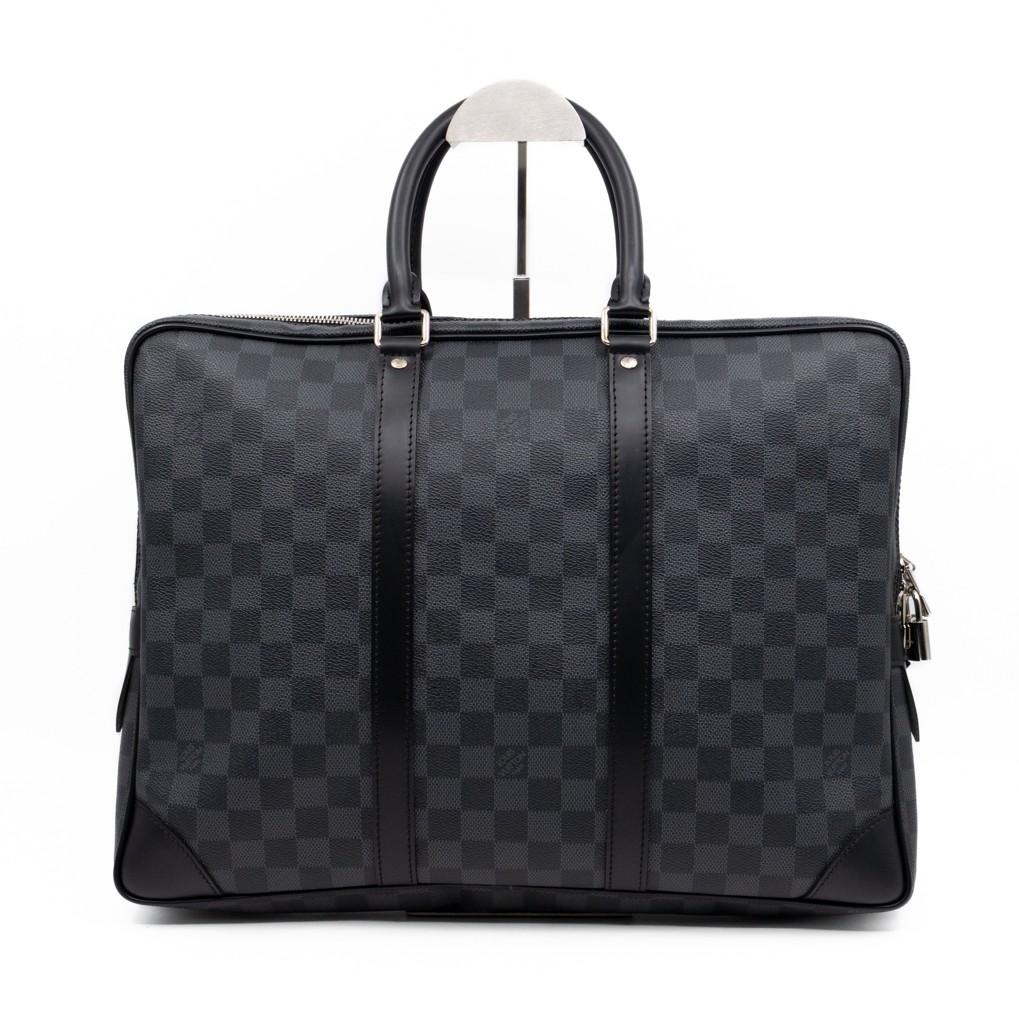 Porte Documents Voyage Damier Graphite