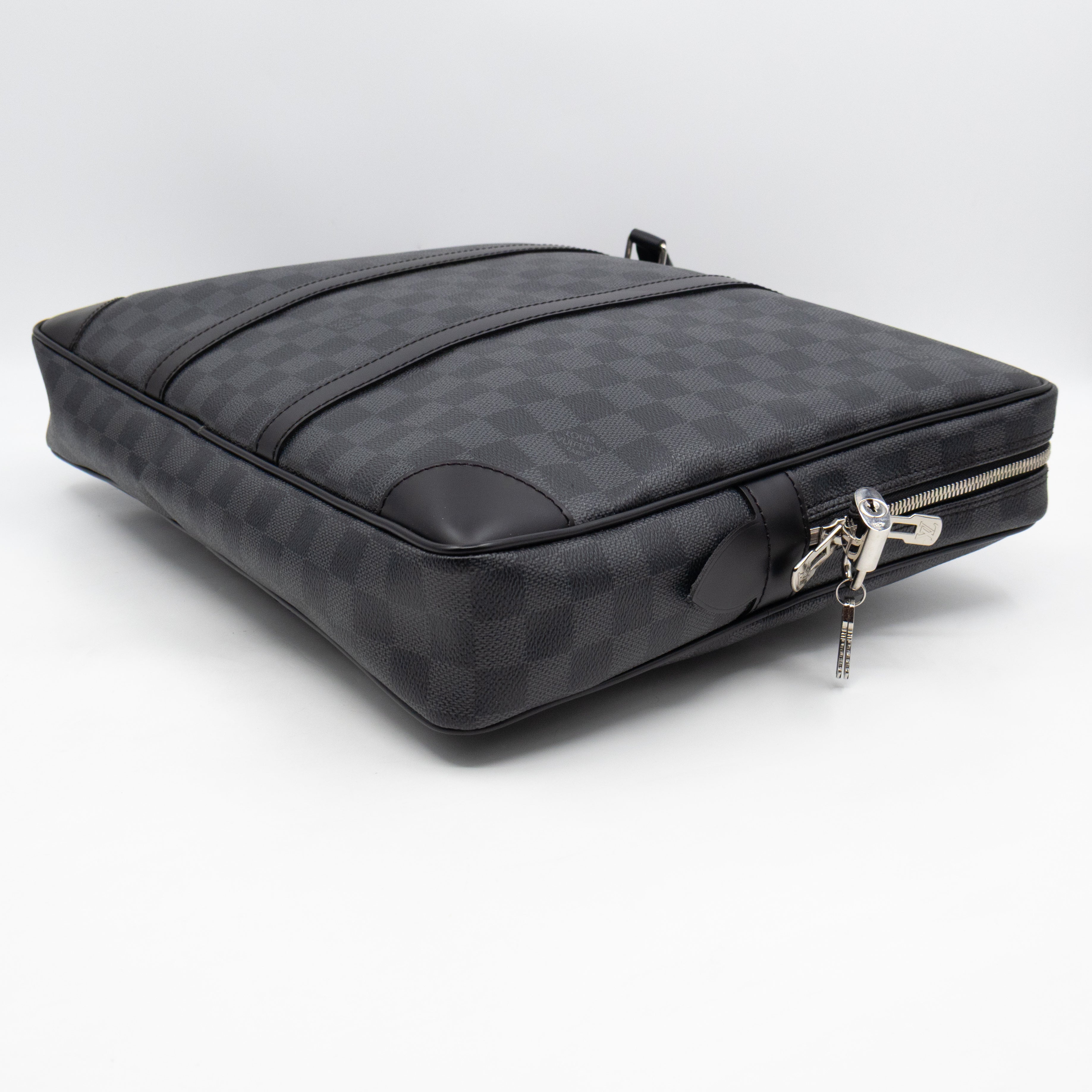 Porte Documents Voyage Damier Graphite