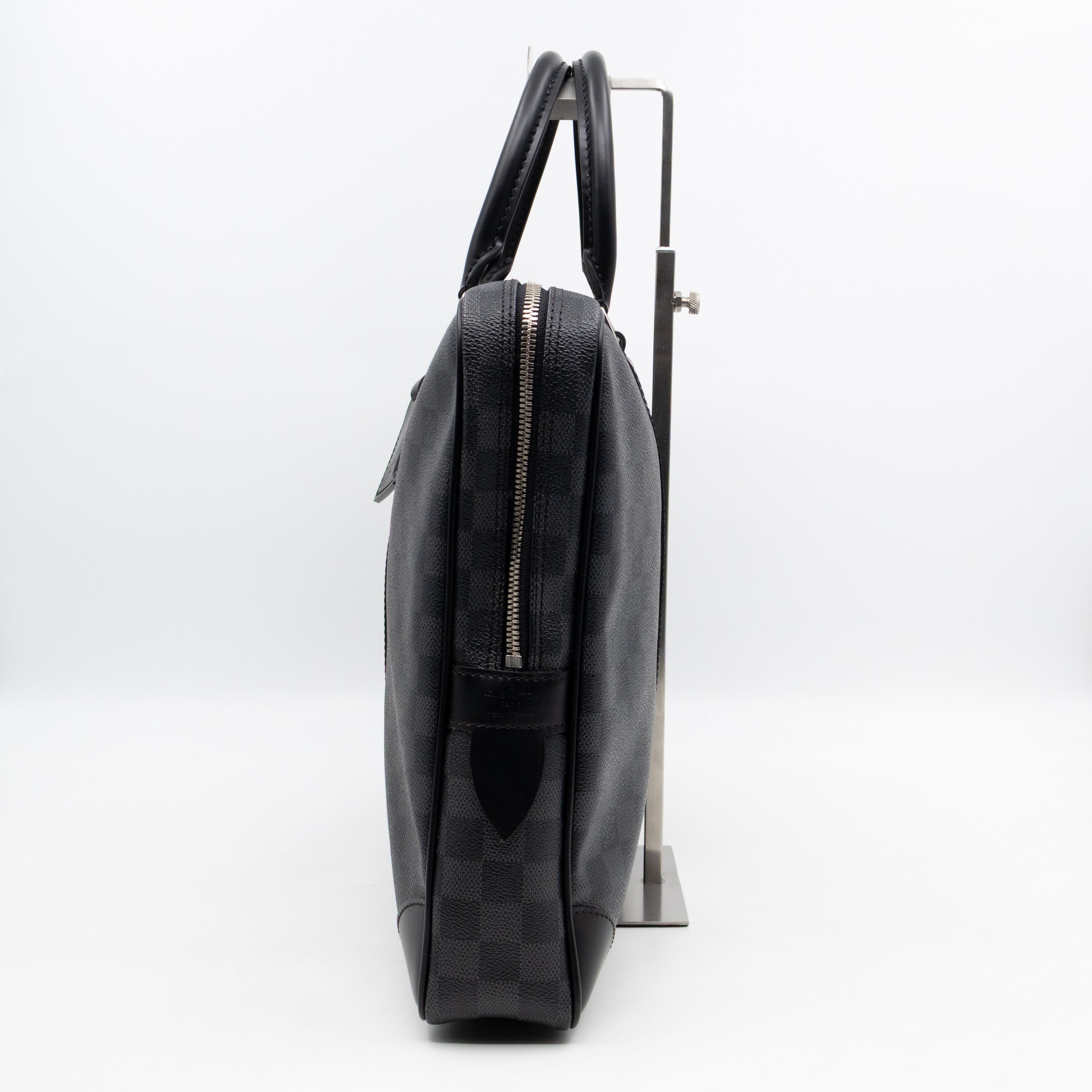 Porte Documents Voyage Damier Graphite