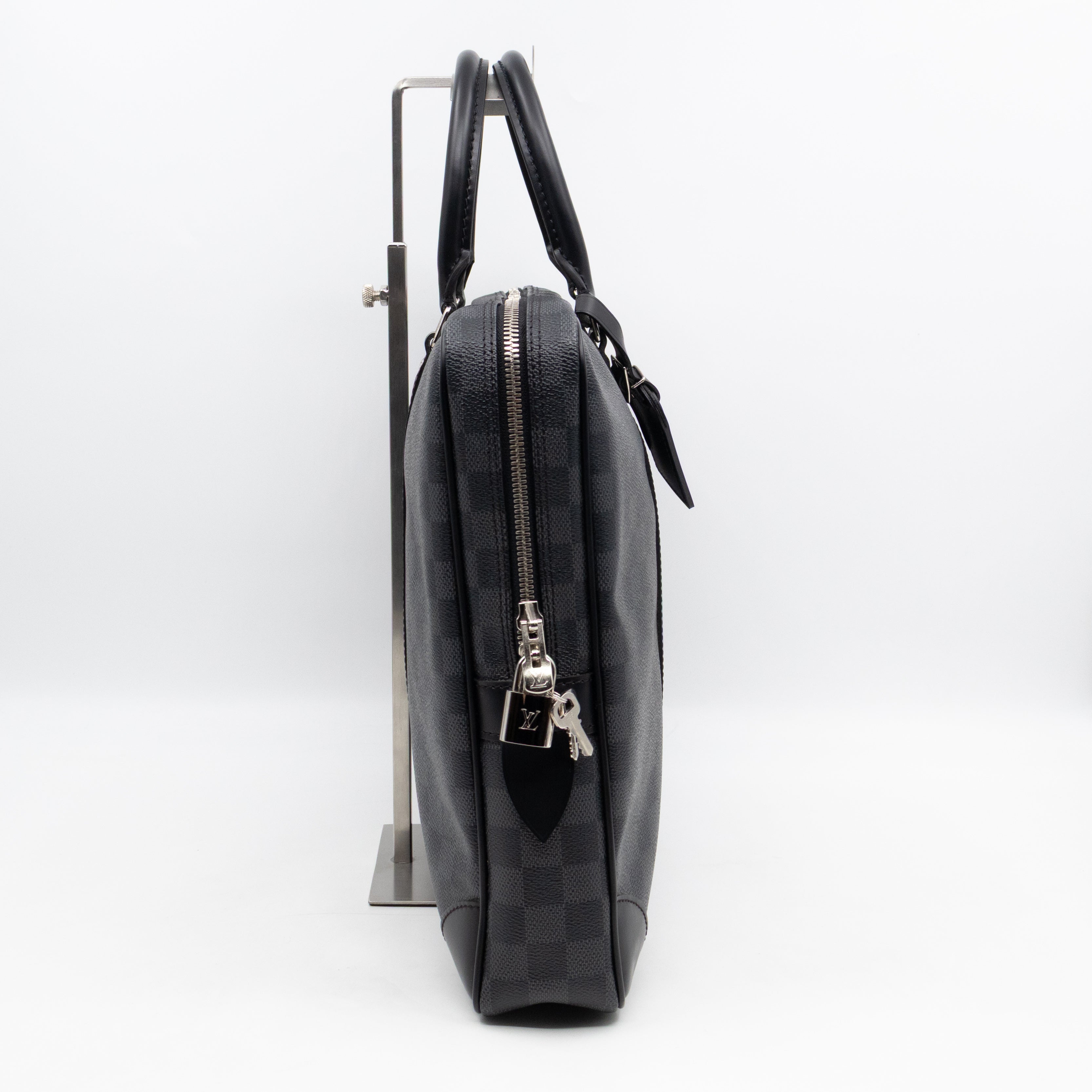 Porte Documents Voyage Damier Graphite