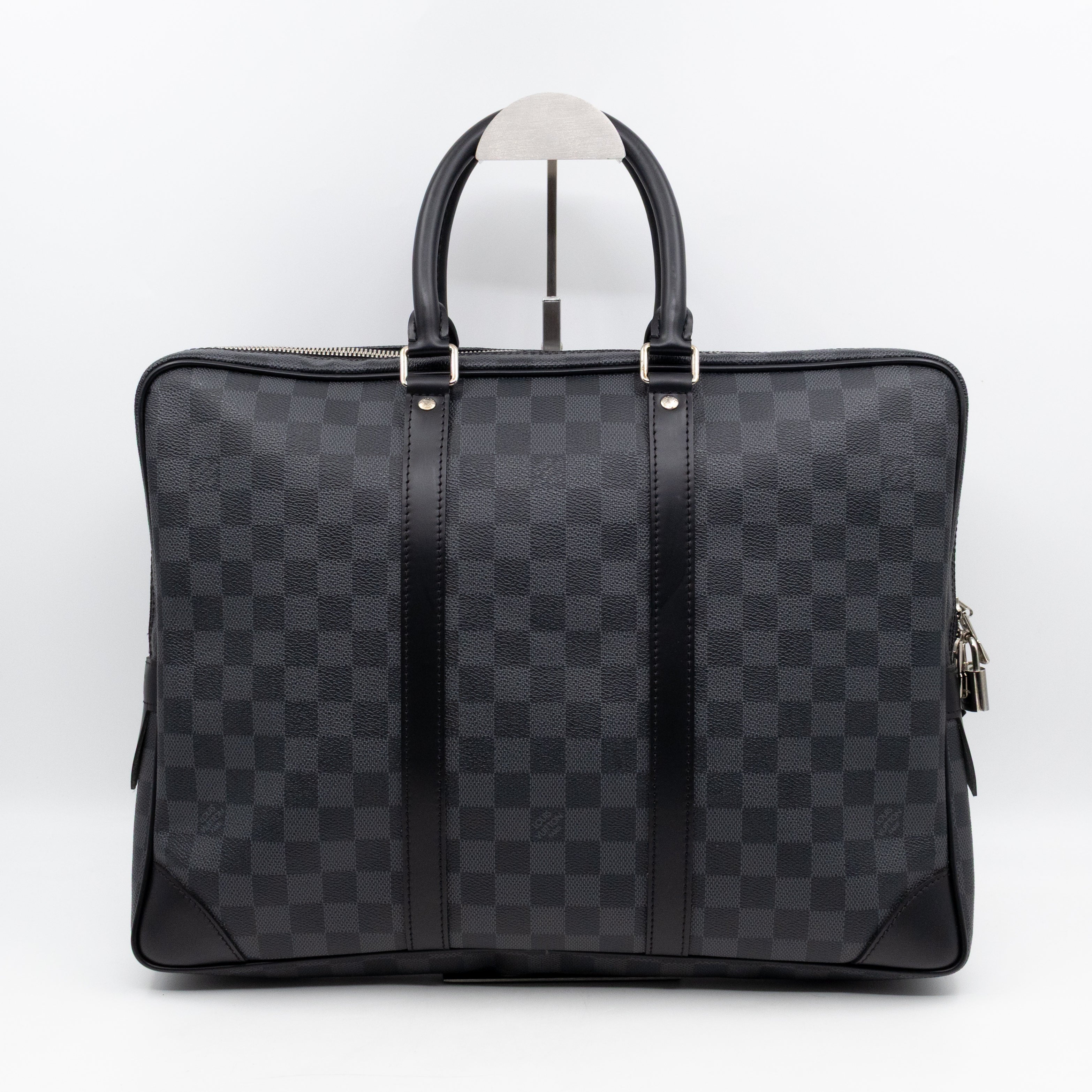 Porte Documents Voyage Damier Graphite