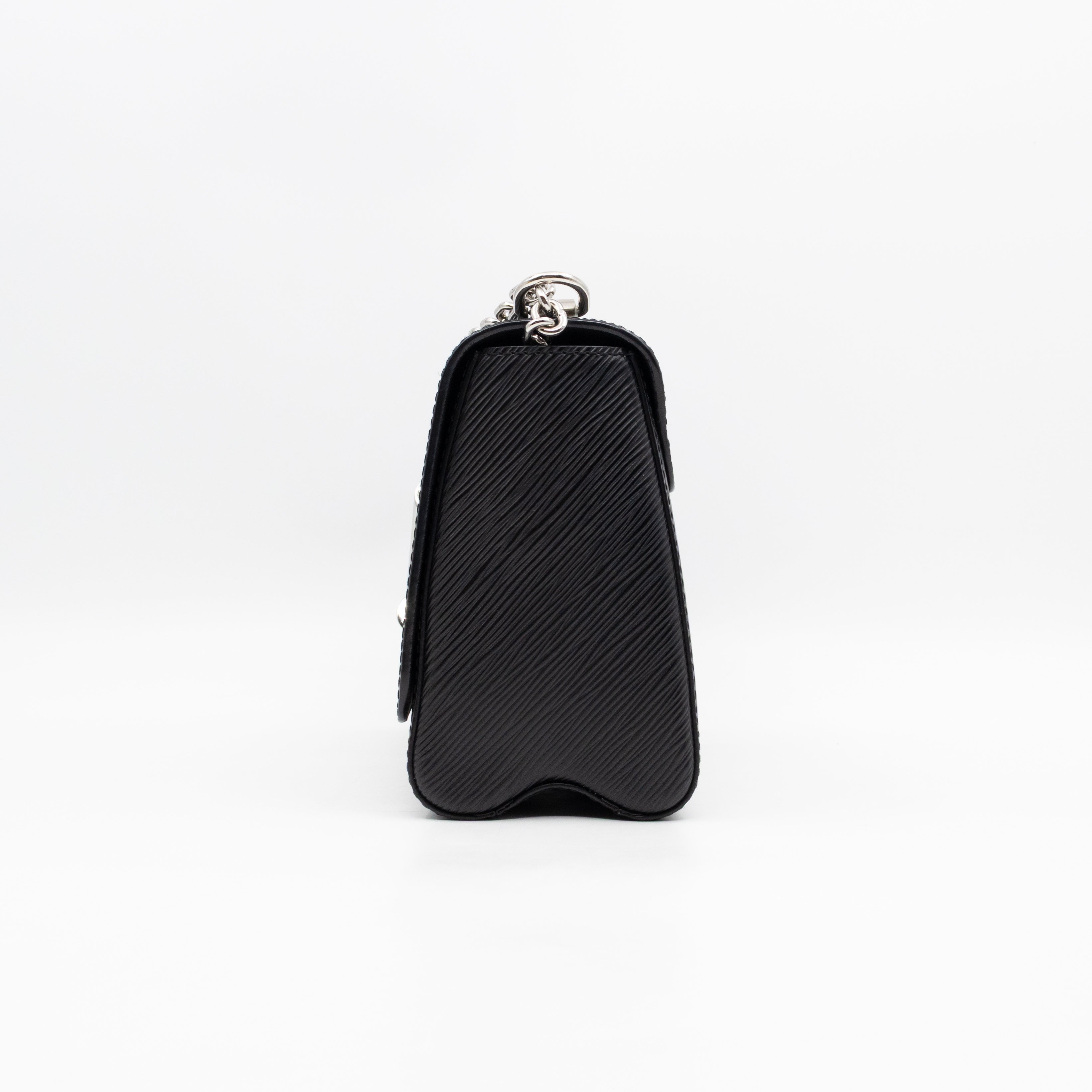 Twist MM Black Epi Leather Silver