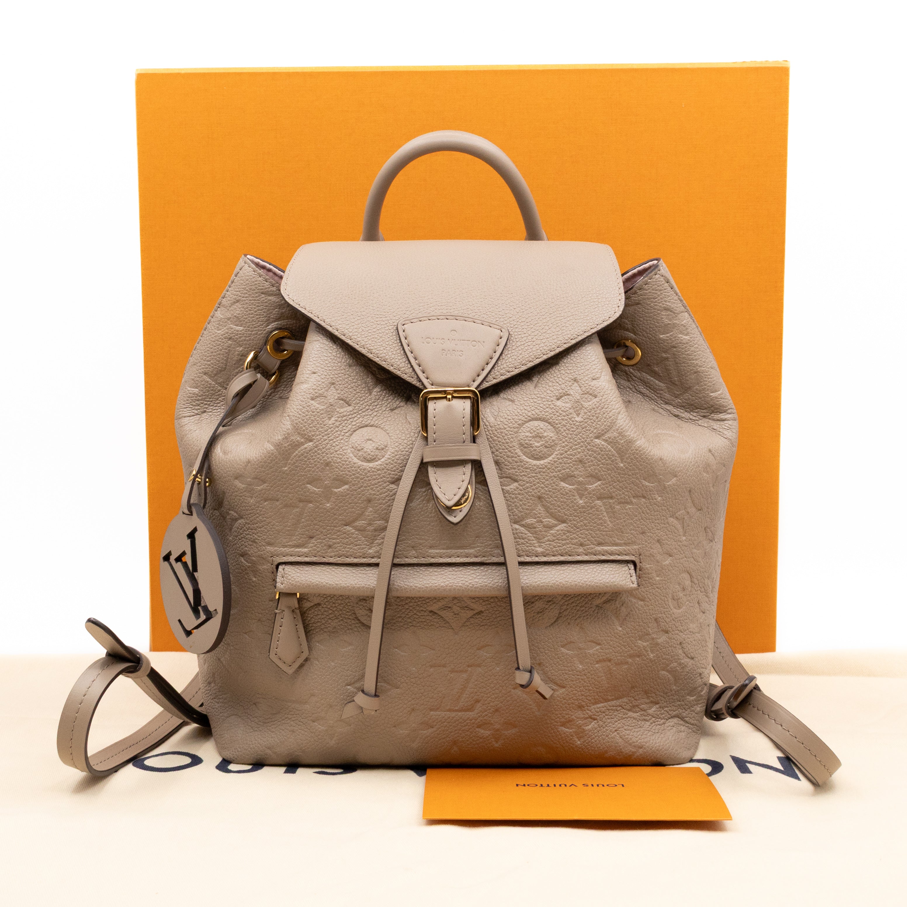 Louis Vuitton Empreinte Montsouris NM Backpack Tourterelle Grey Louis Vuitton Empreinte Montsouris NM Backpack Tourterelle  main image 2