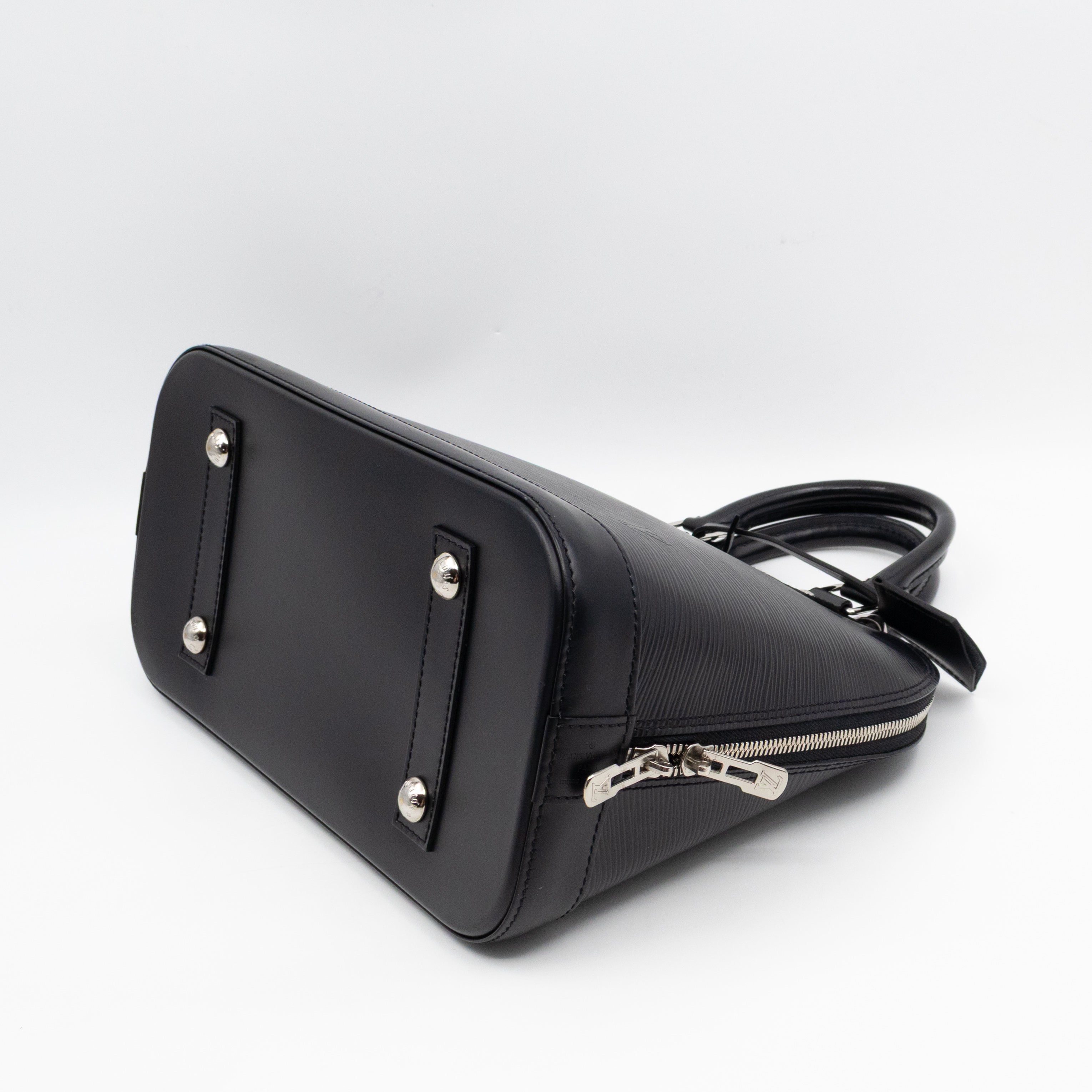 Alma PM Black Epi Leather