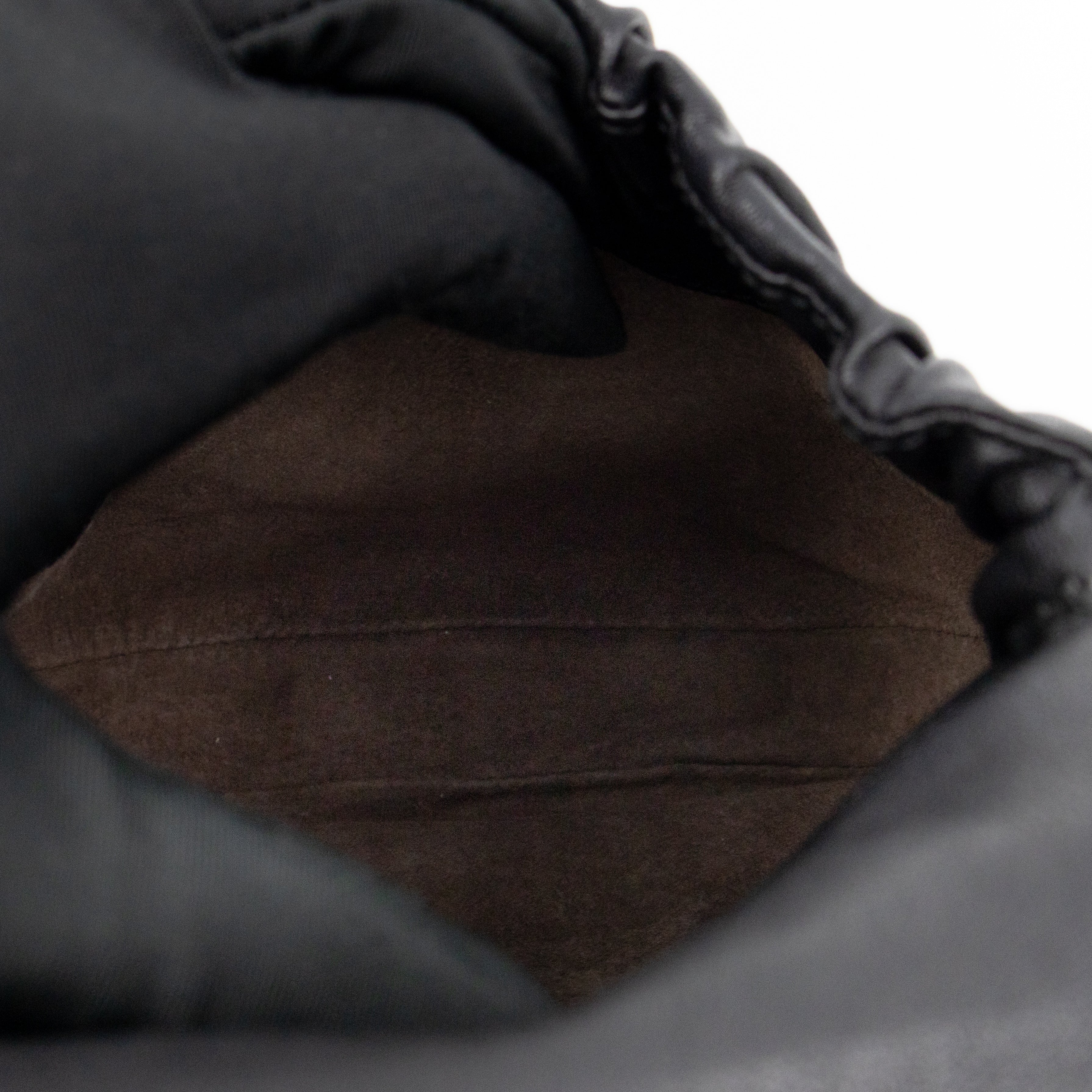 Belt Bag Intrecciato Black Leather