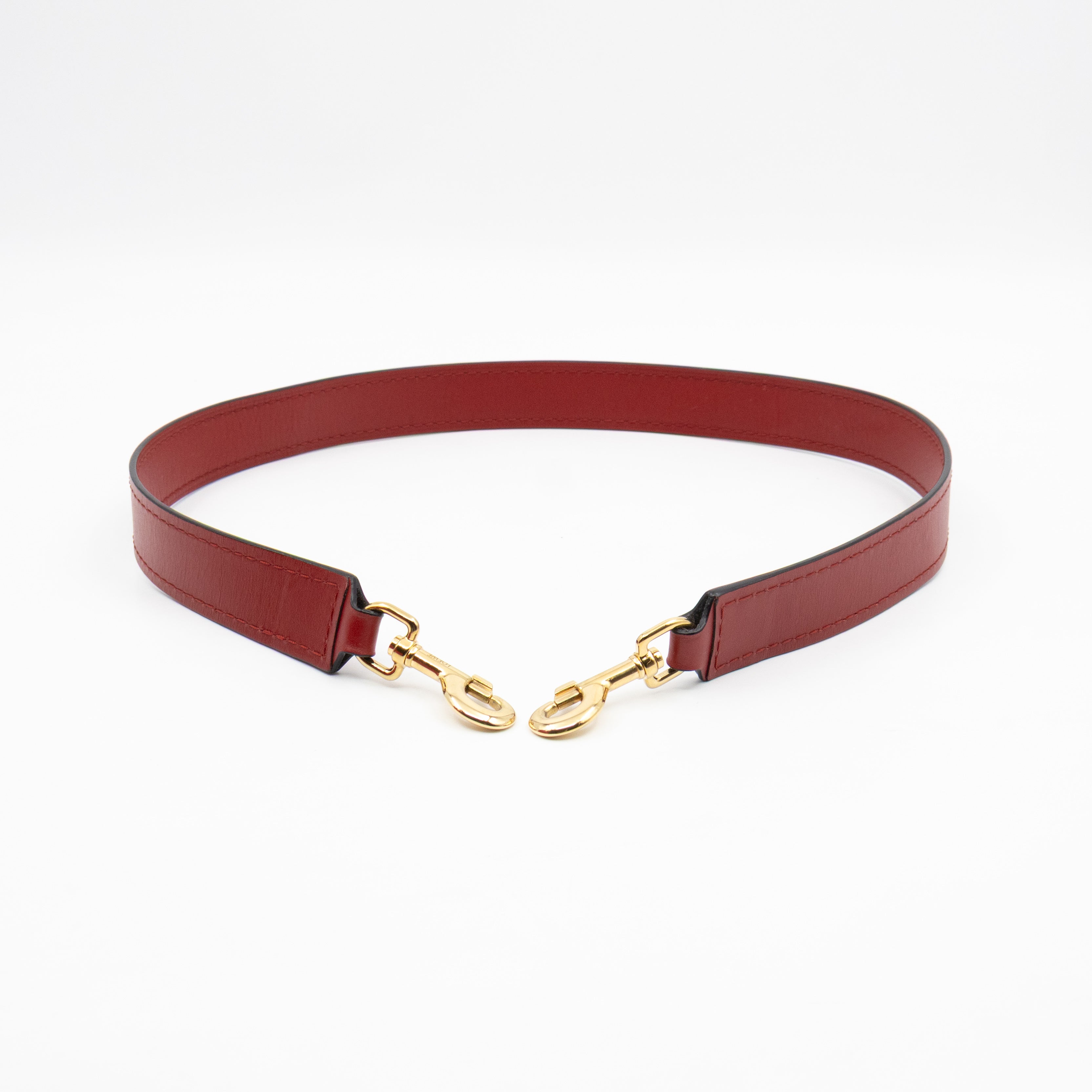 Gate Small Top Handle Tote Red Leather