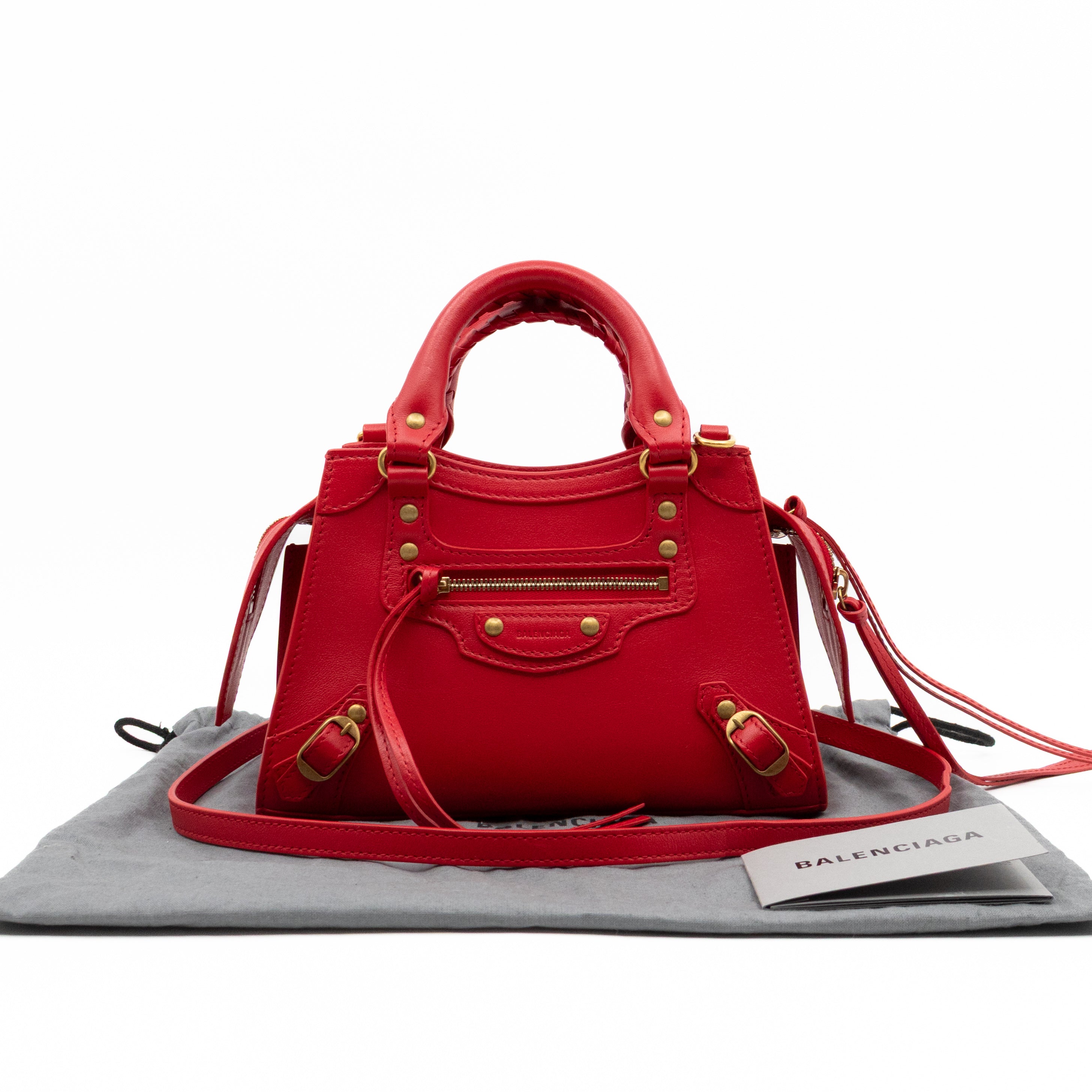 Neo Classic City Mini Red Leather