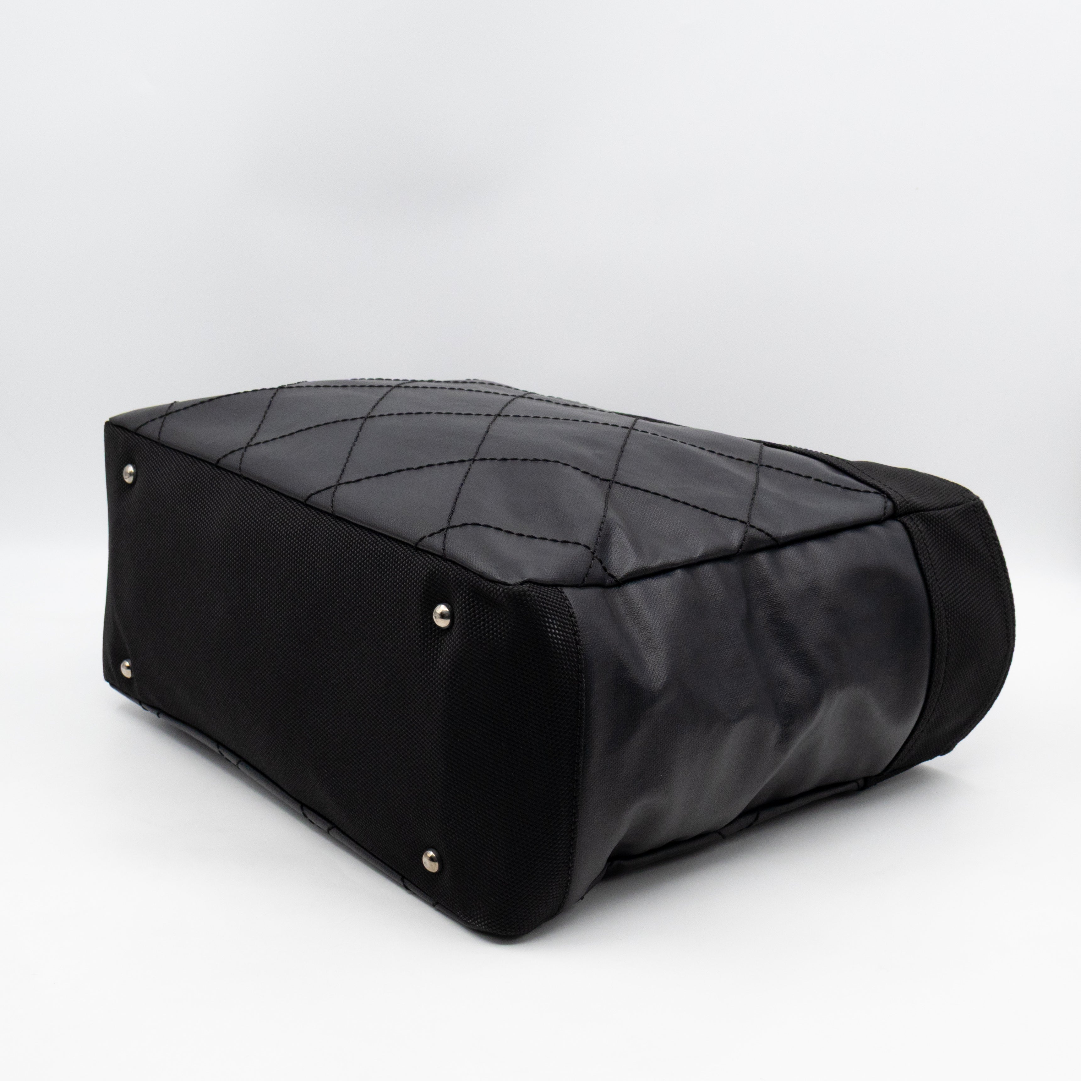 Paris Biarritz Tote Black Canvas