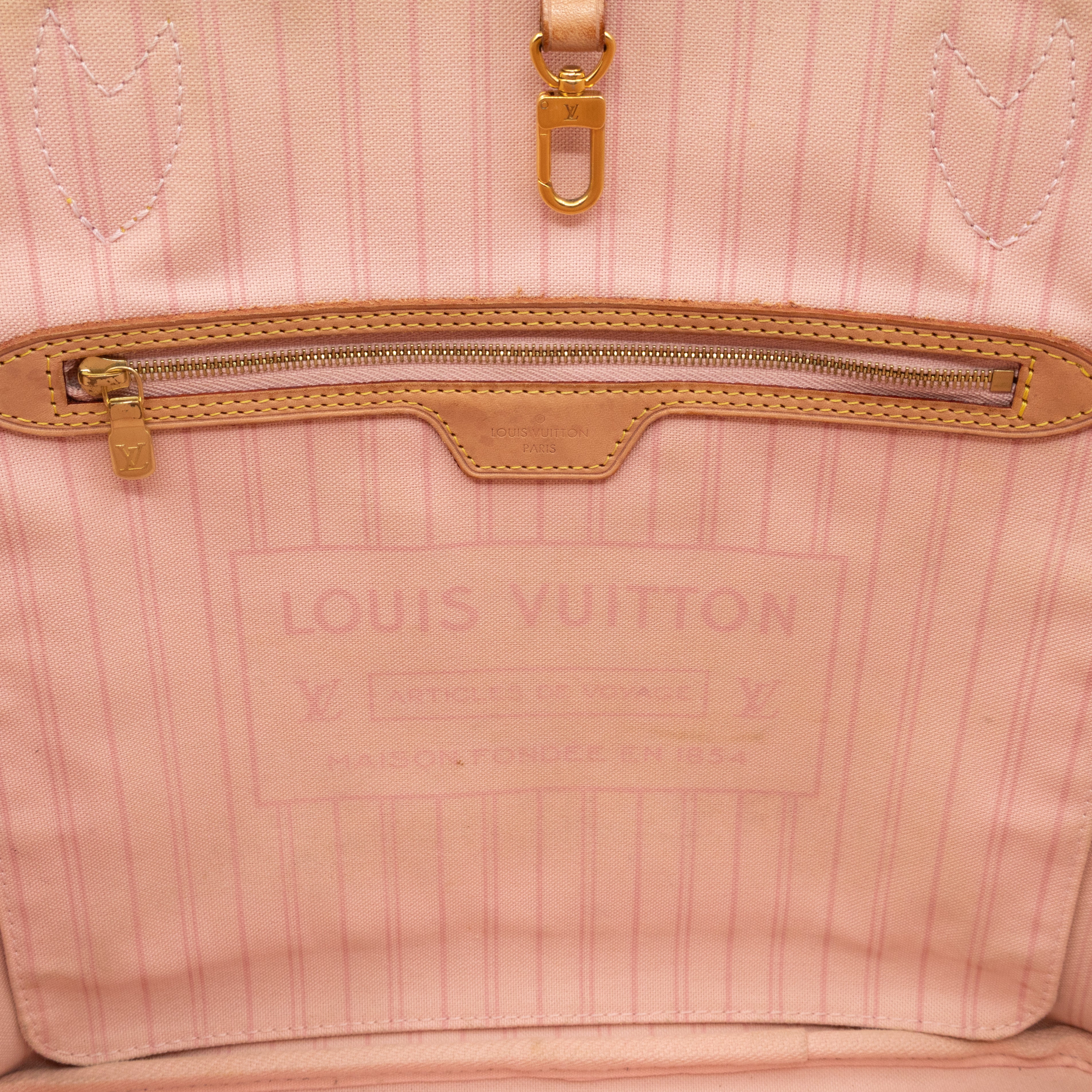 Neverfull MM with Pochette Damier Azur