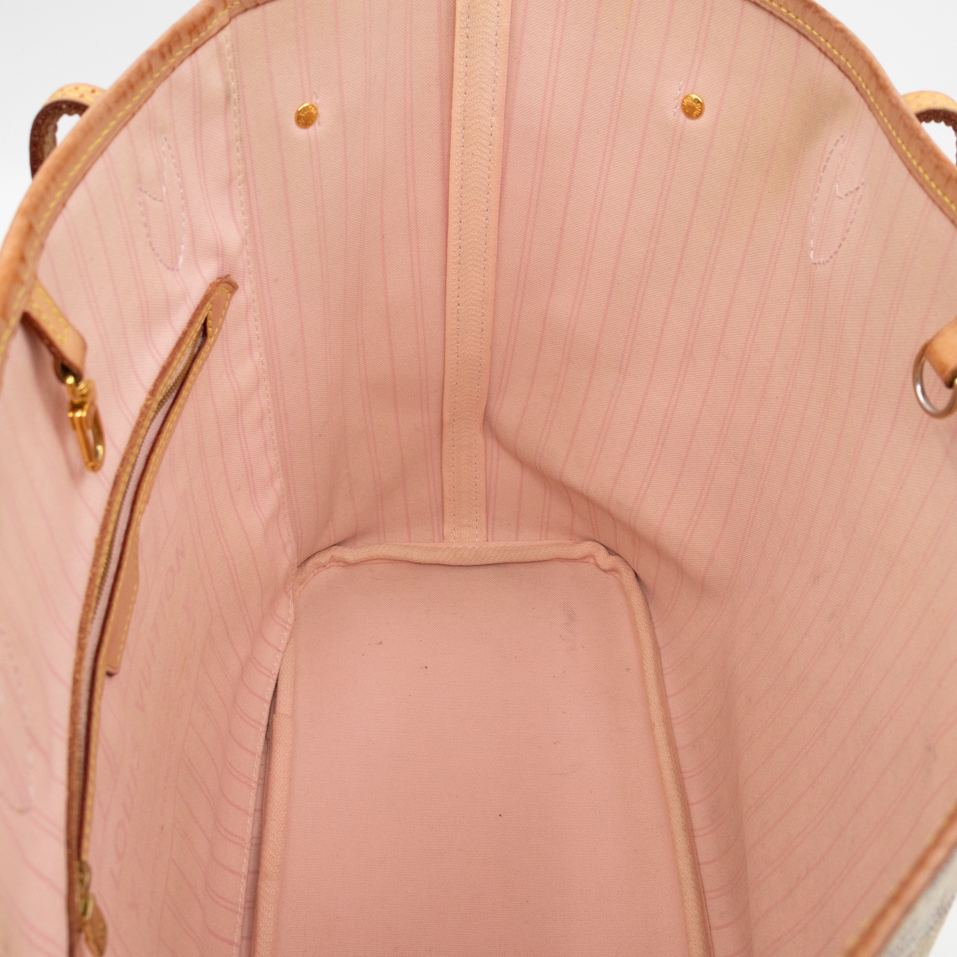 Neverfull MM with Pochette Damier Azur