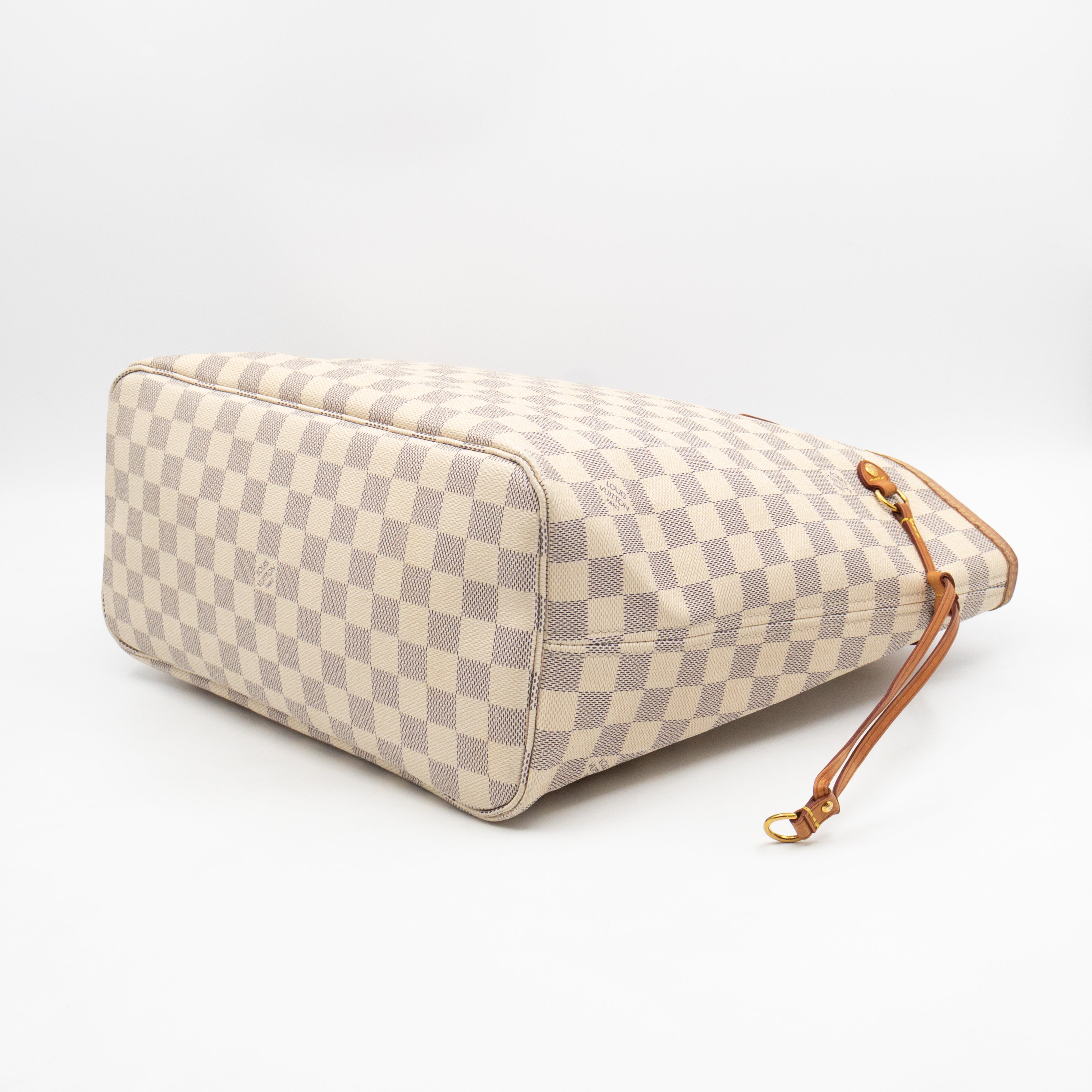 Neverfull MM with Pochette Damier Azur