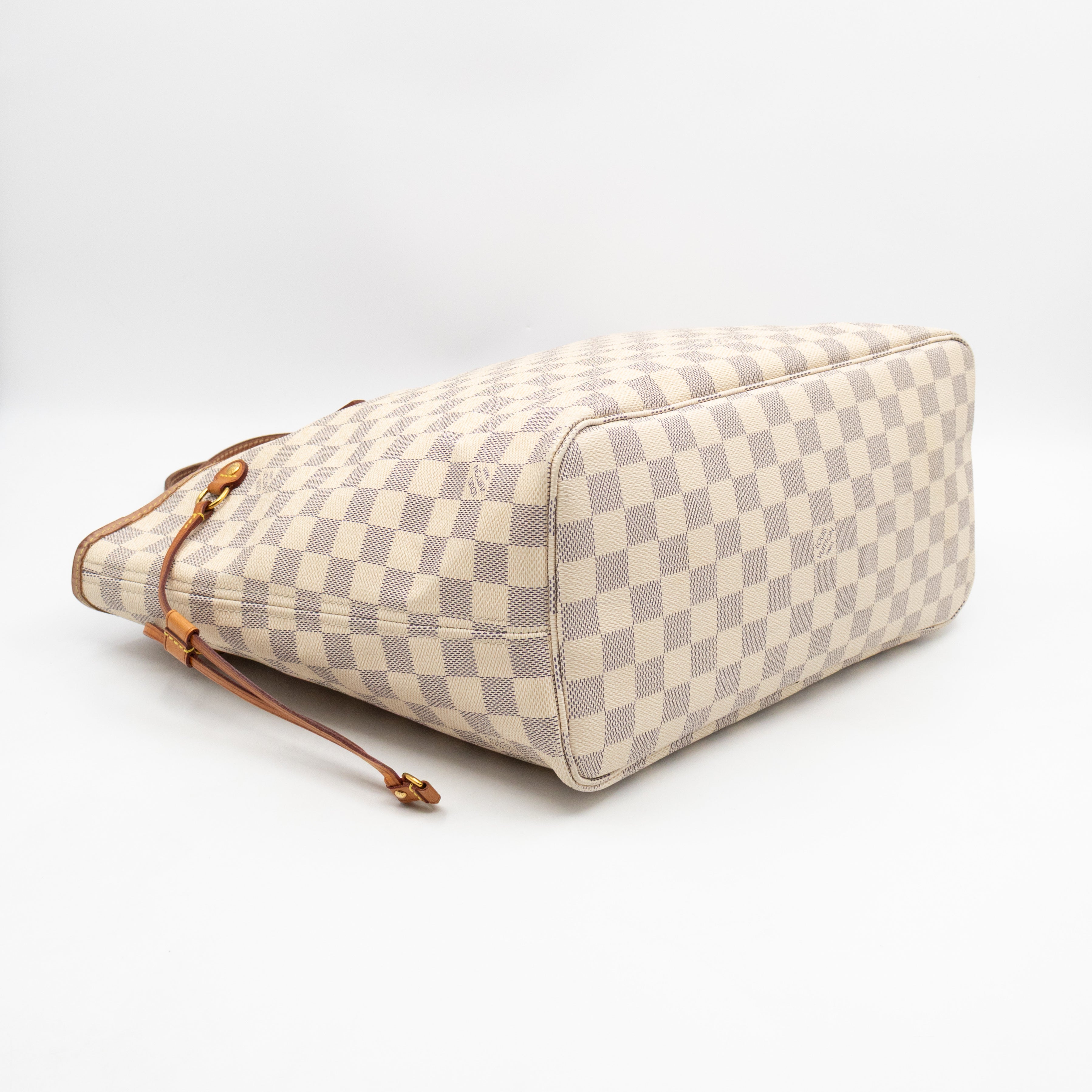 Neverfull MM with Pochette Damier Azur