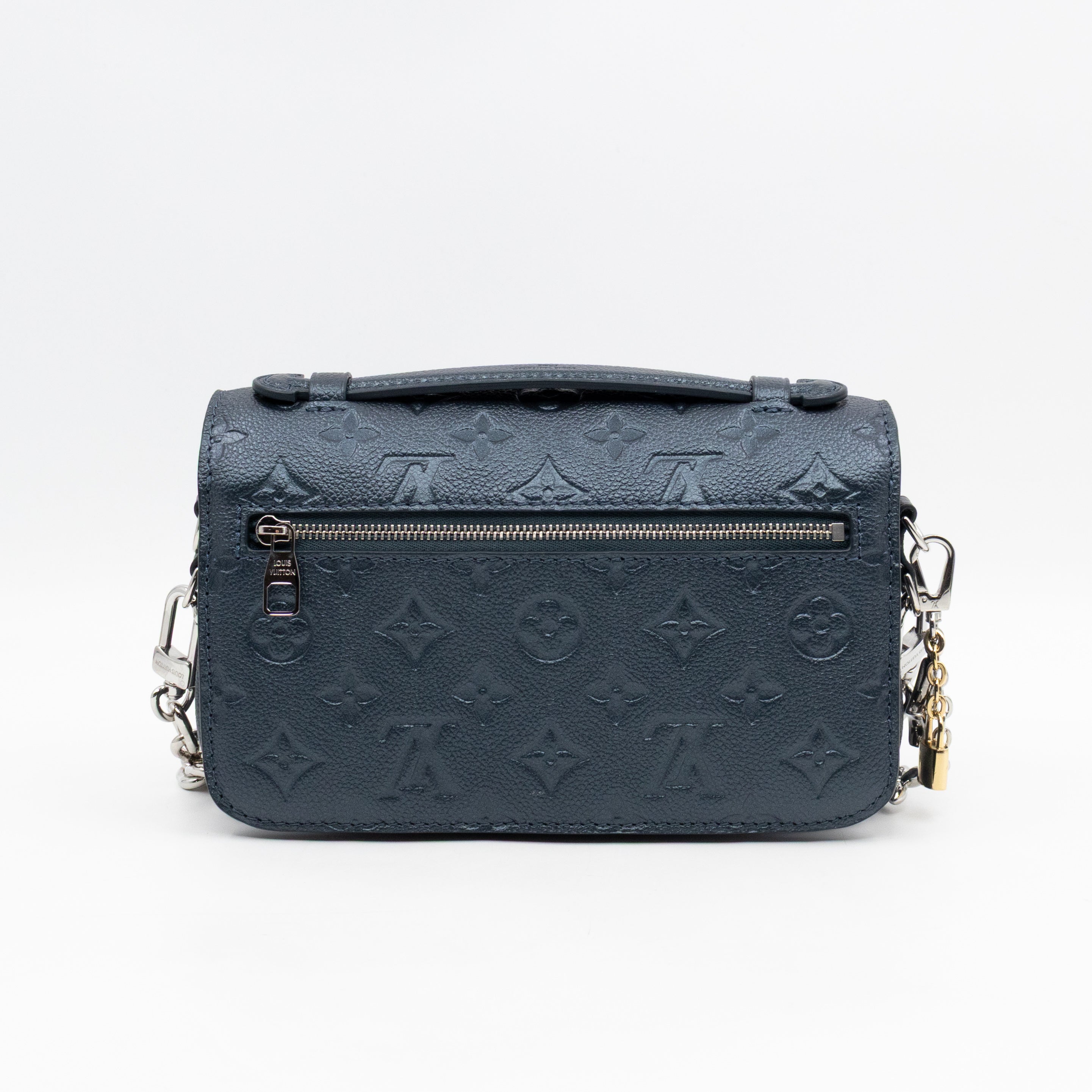 Metis East West Shimmery Ink Monogram Empreinte