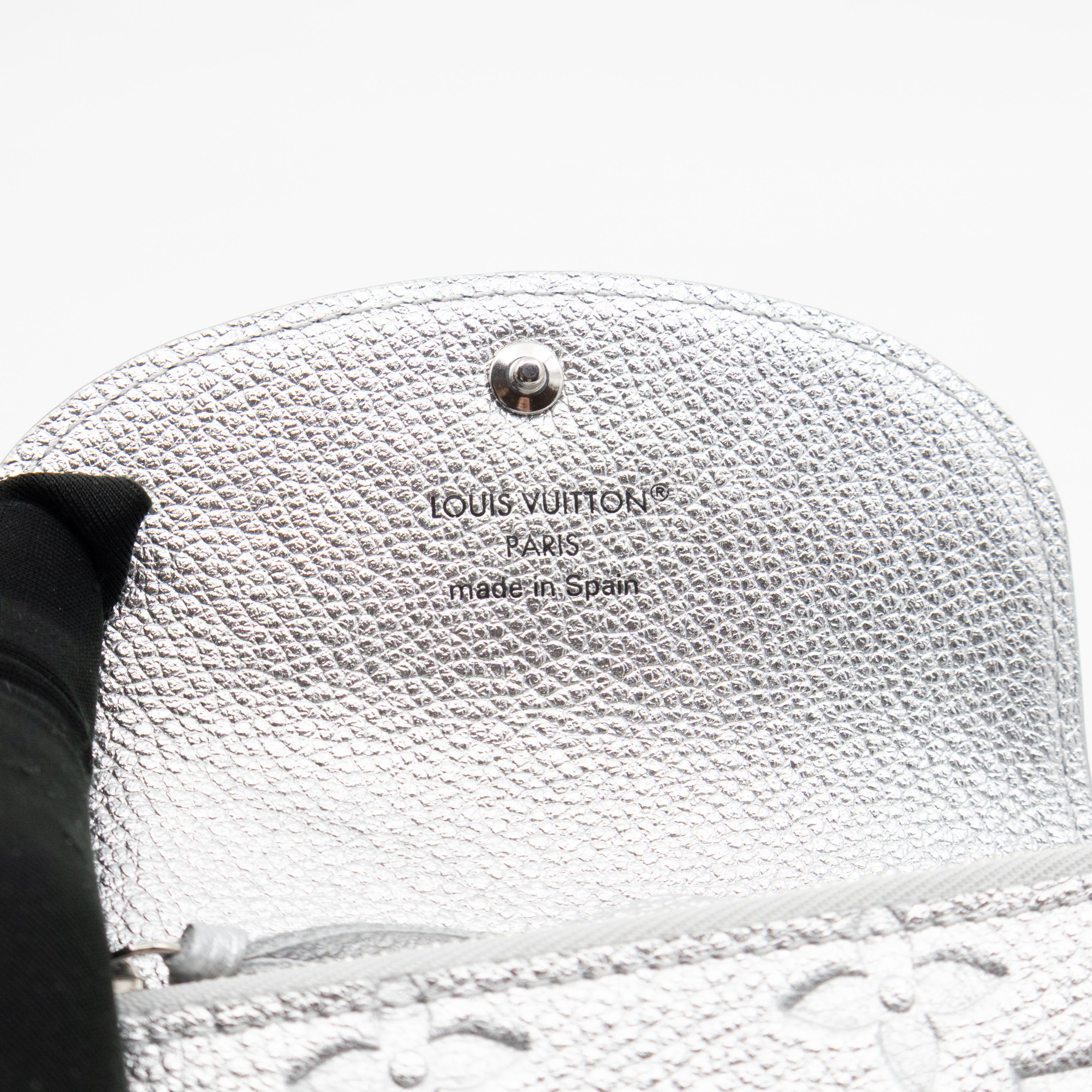 Rosalie Coin Purse Silver Monogram Empreinte