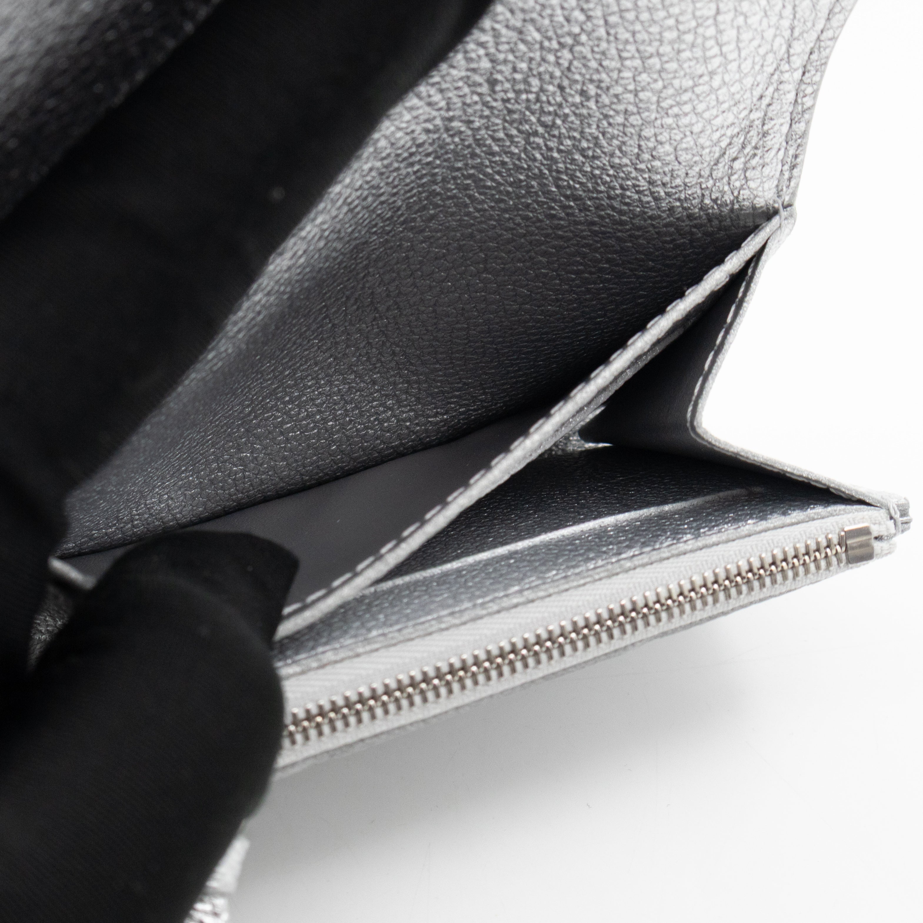 Rosalie Coin Purse Silver Monogram Empreinte