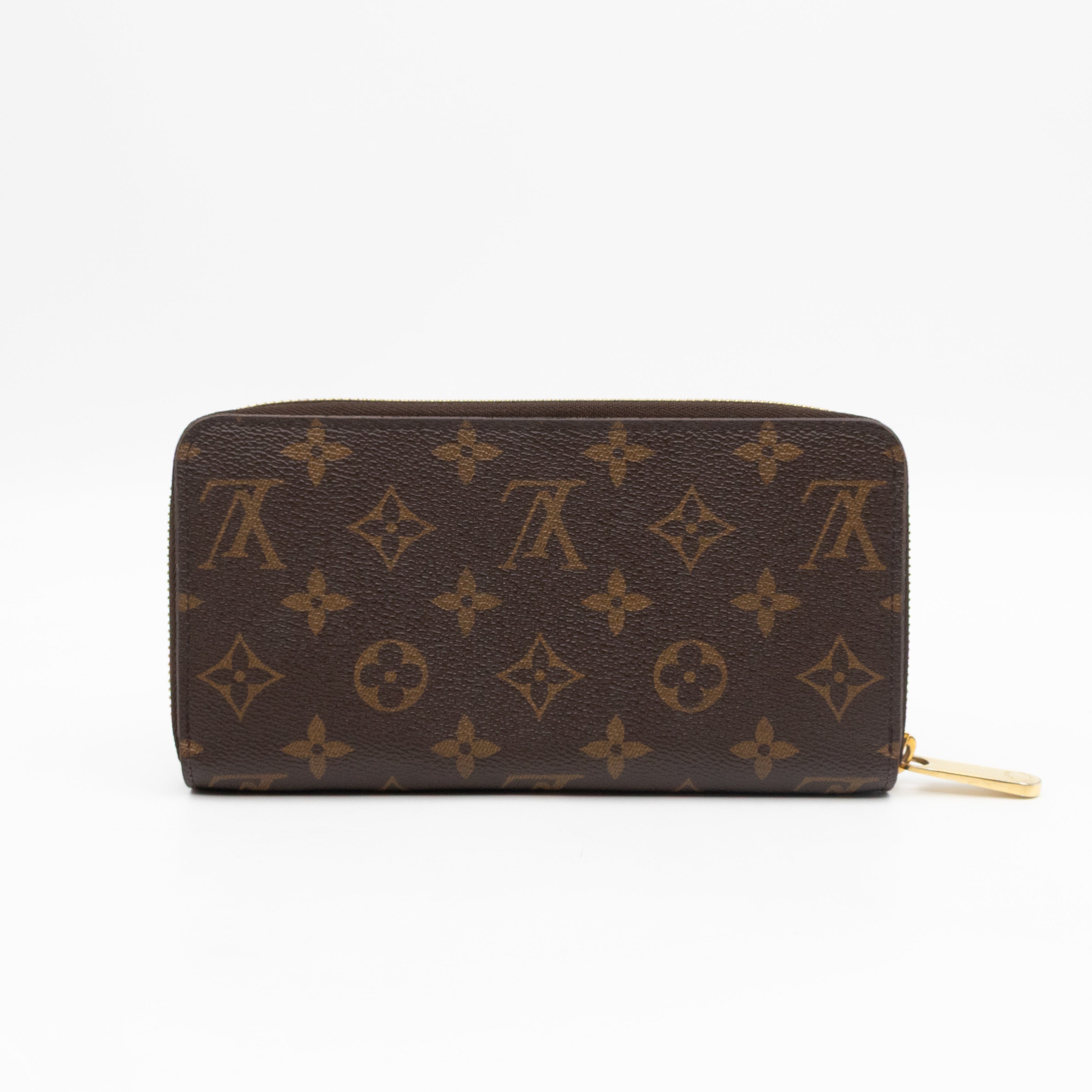 Zippy Wallet Monogram Fuchsia