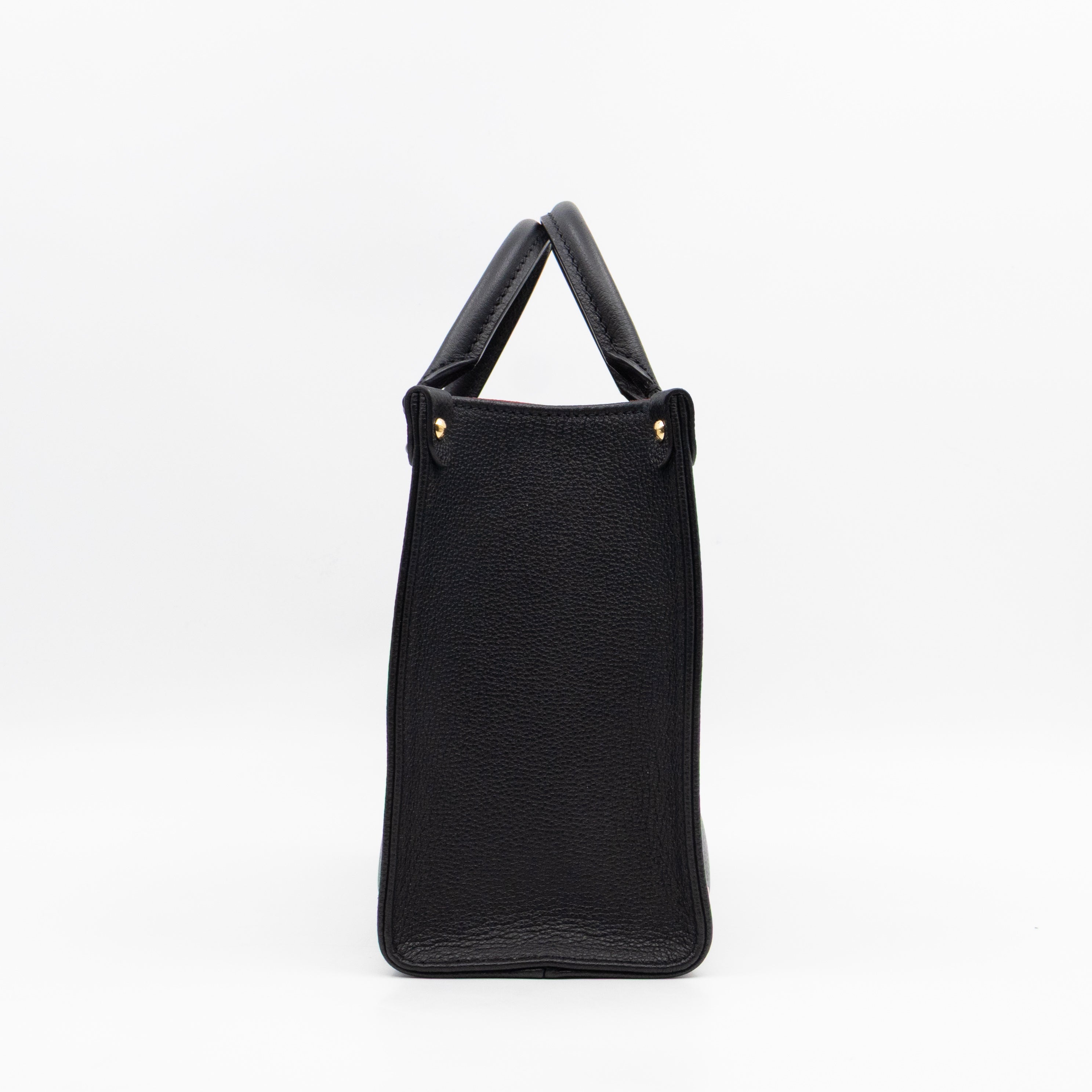 Onthego PM Black & Beige Monogram Empreinte With Bandouliere strap