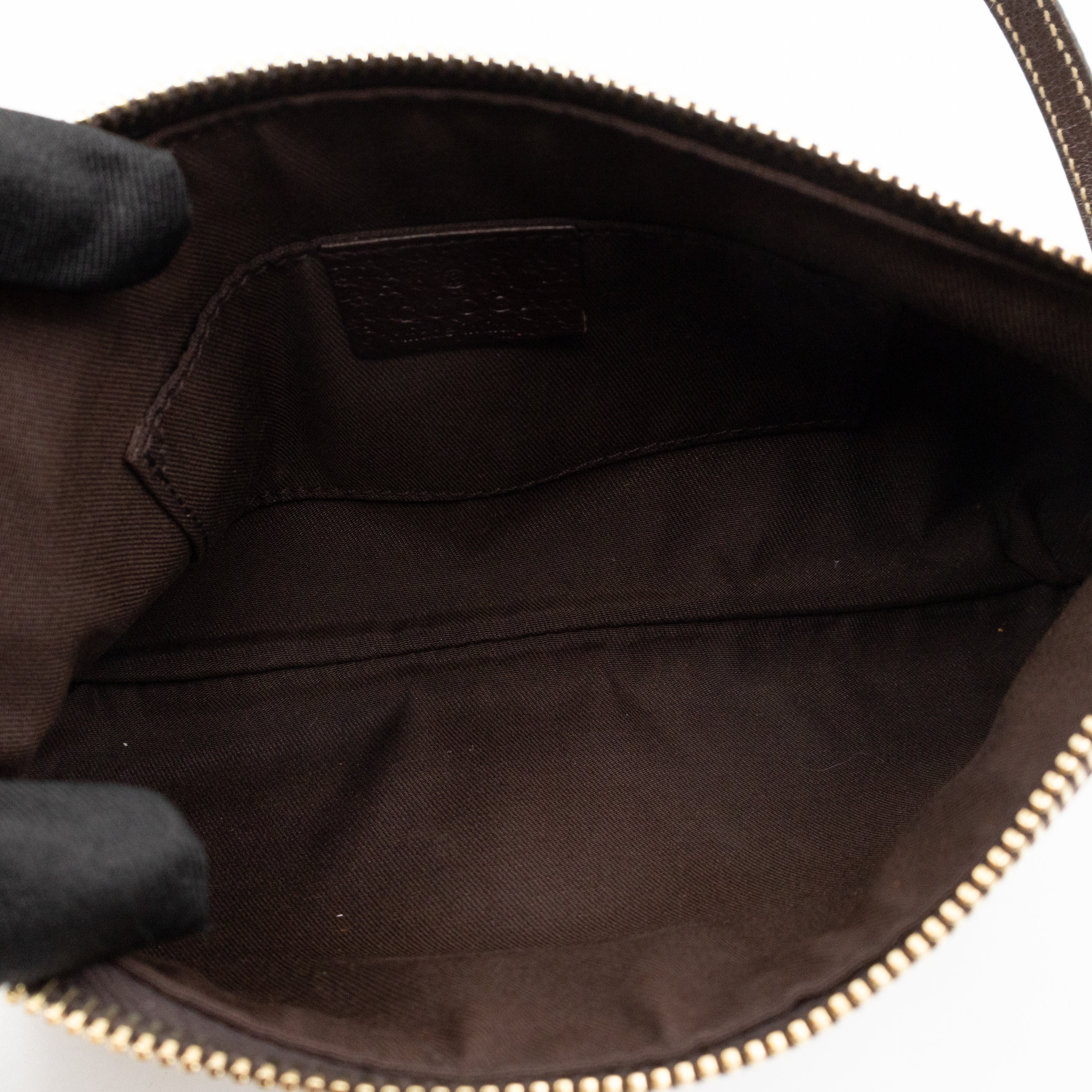 Bumblebee Pouch Brown GG Canvas