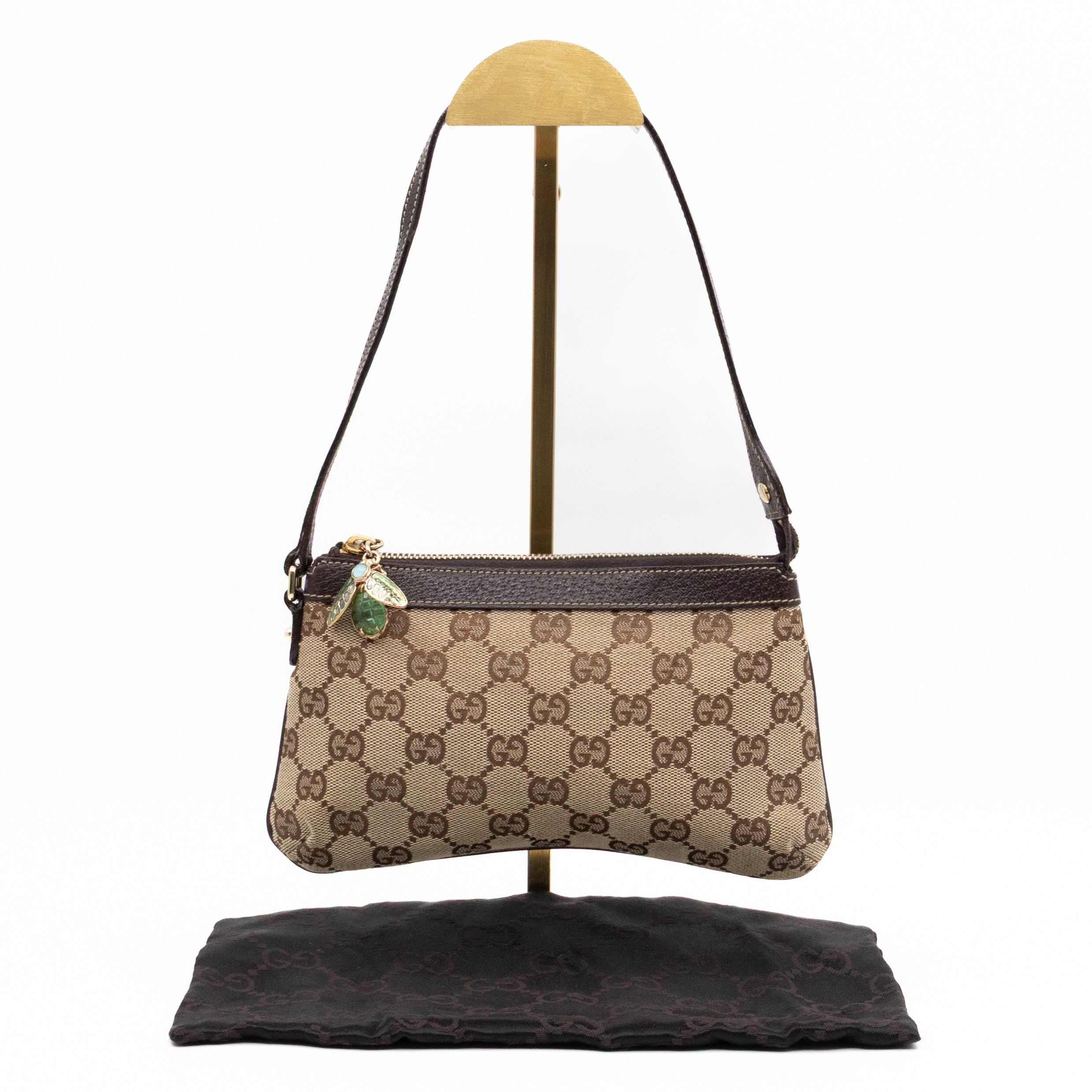 Bumblebee Pouch Brown GG Canvas