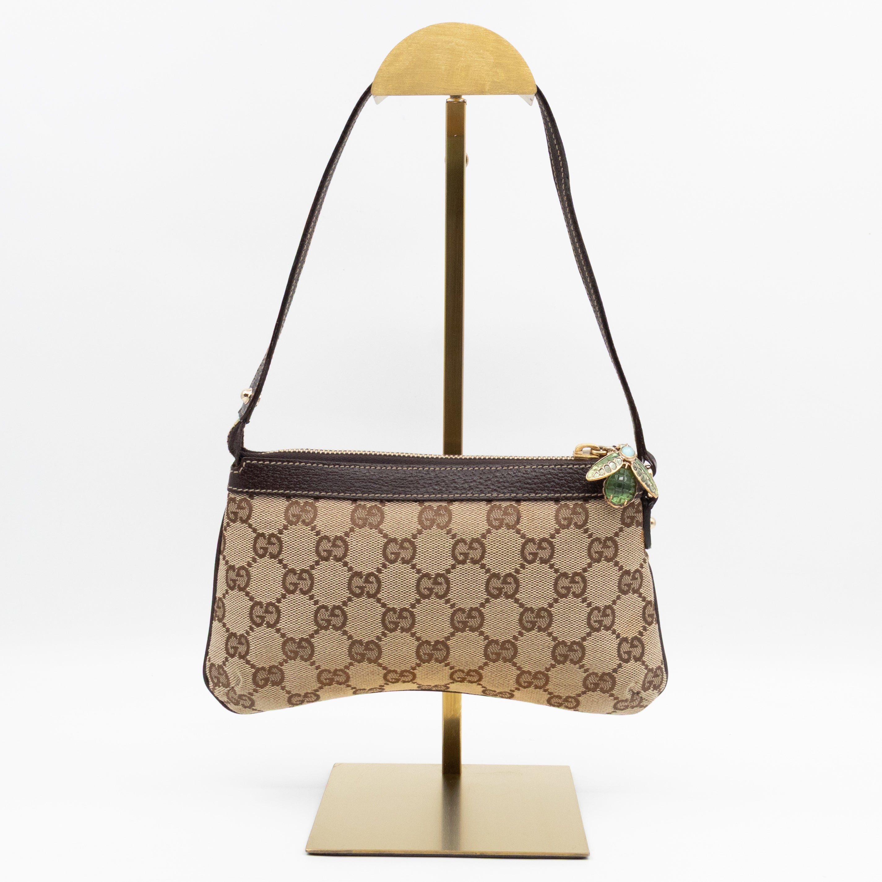 Bumblebee Pouch Brown GG Canvas