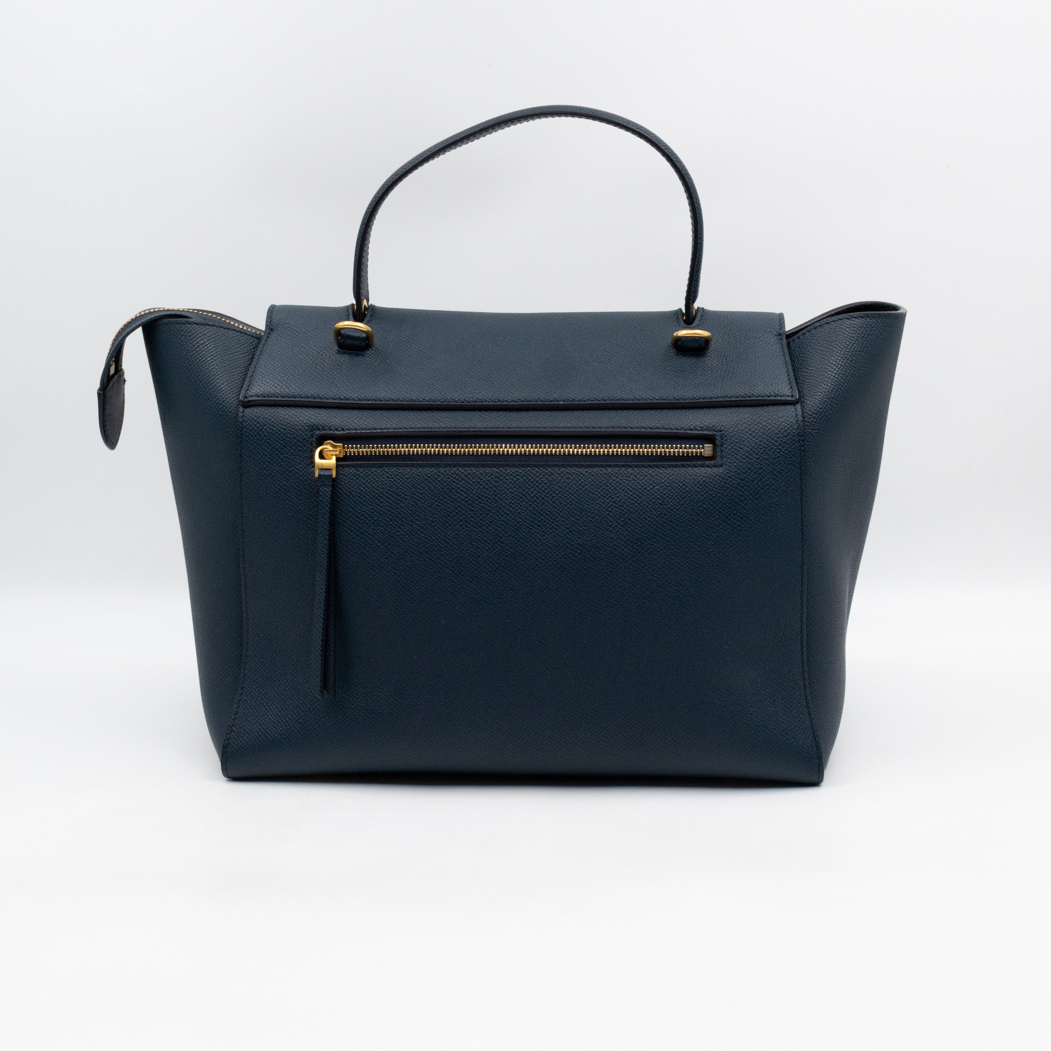 Mini Belt Bag Blue Leather