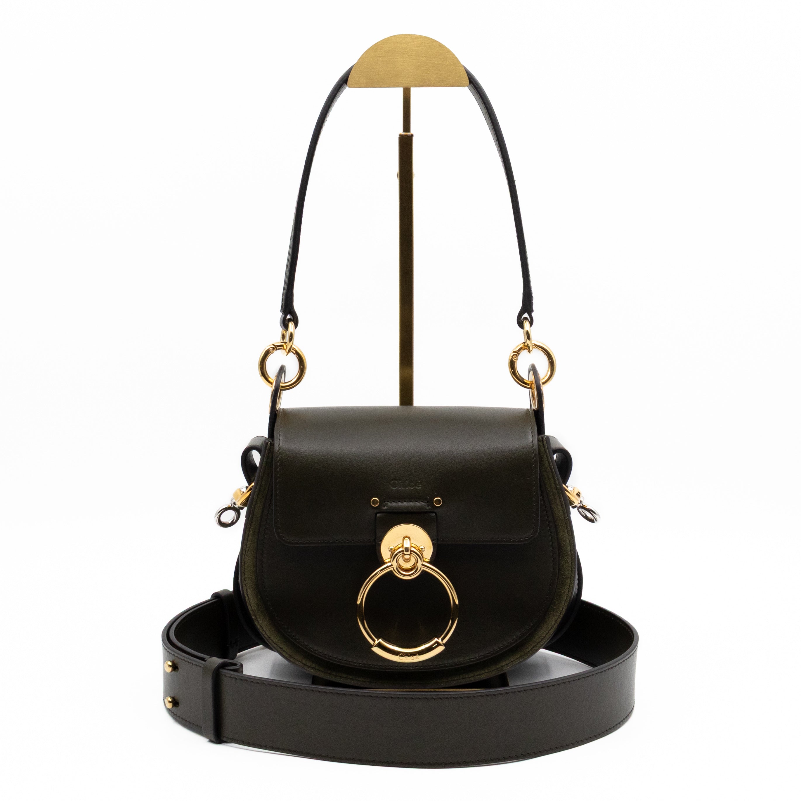 Tess Small Bag Night Forest Leather