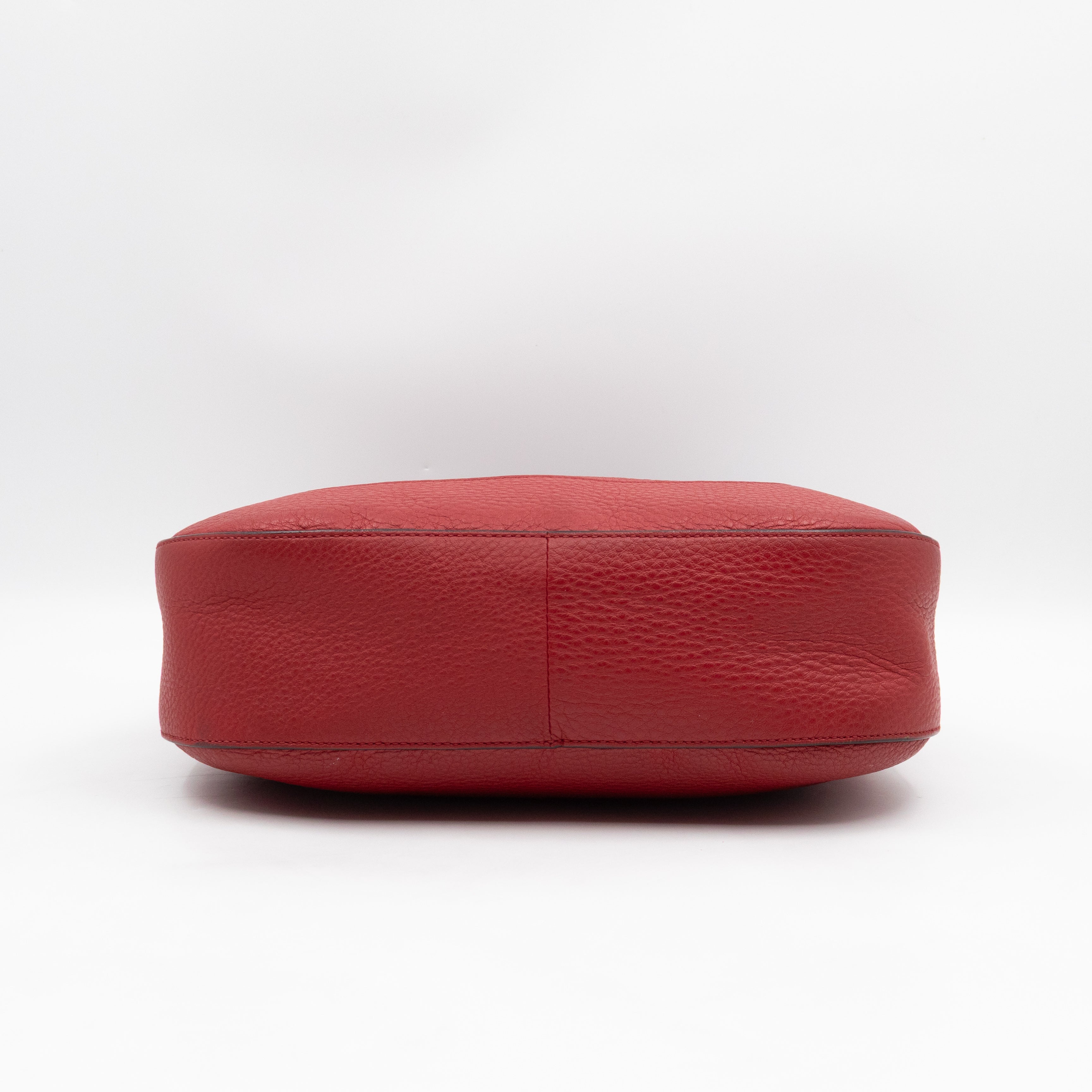 Crossbody Bag Red Vitello Daino Leather