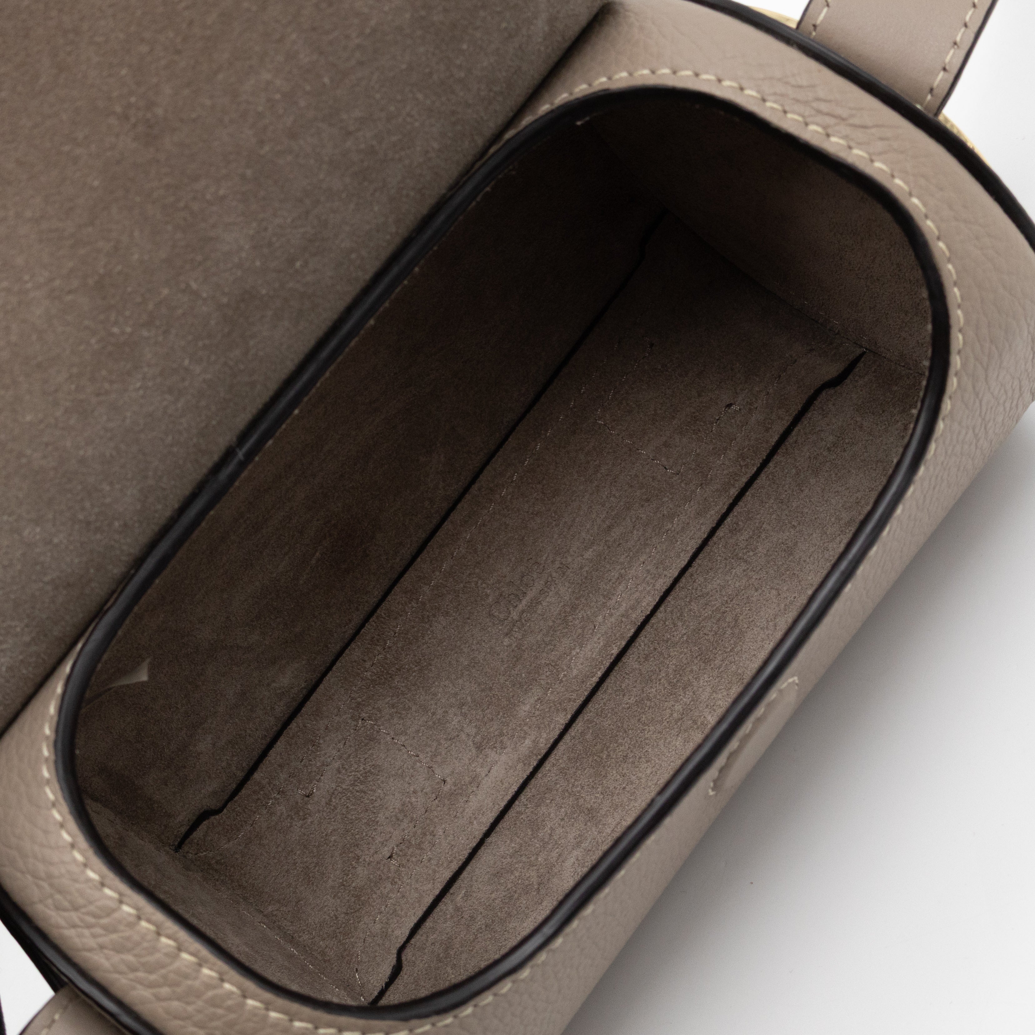 Darryl Mini Crossbody Bag Grey Leather