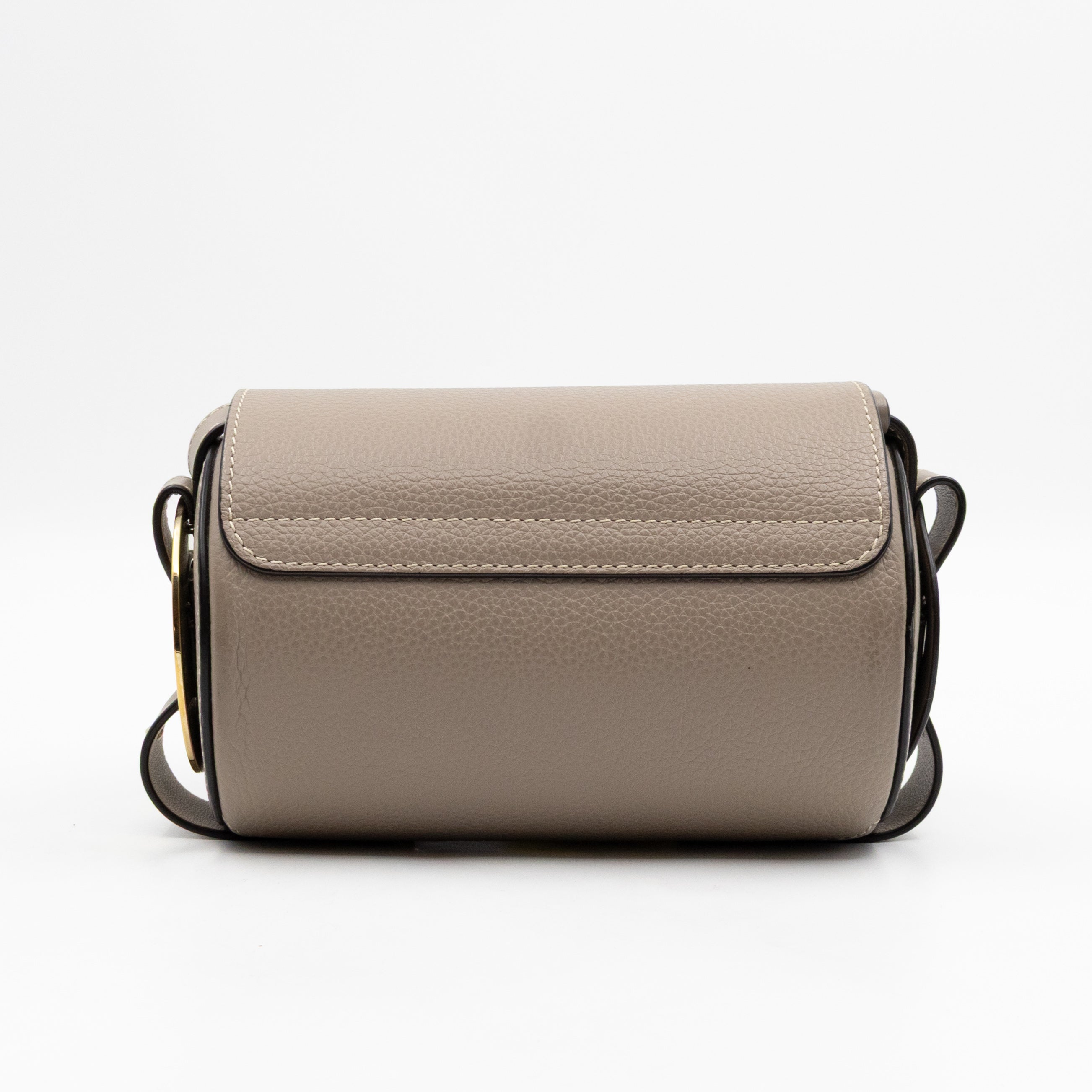 Darryl Mini Crossbody Bag Grey Leather
