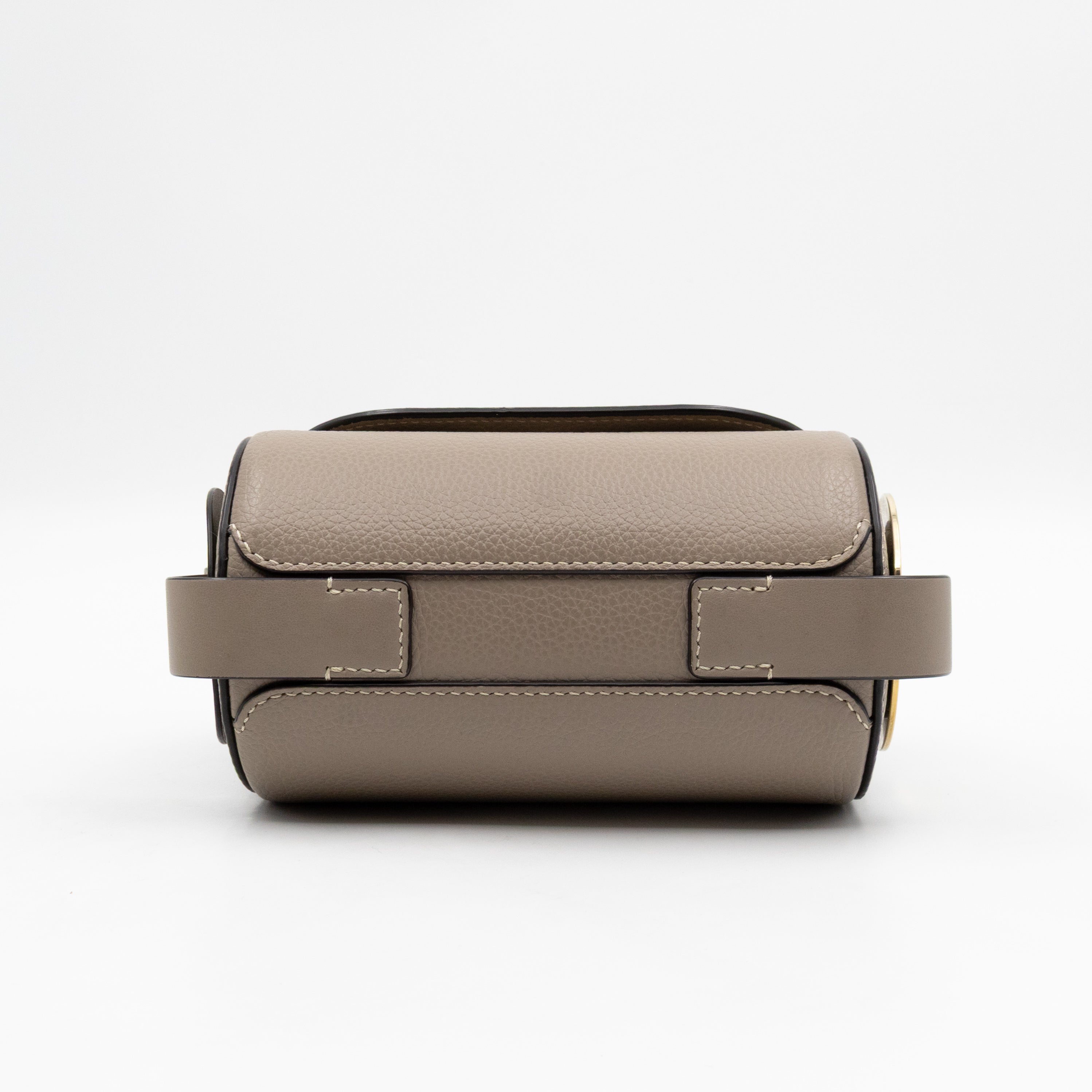 Darryl Mini Crossbody Bag Grey Leather