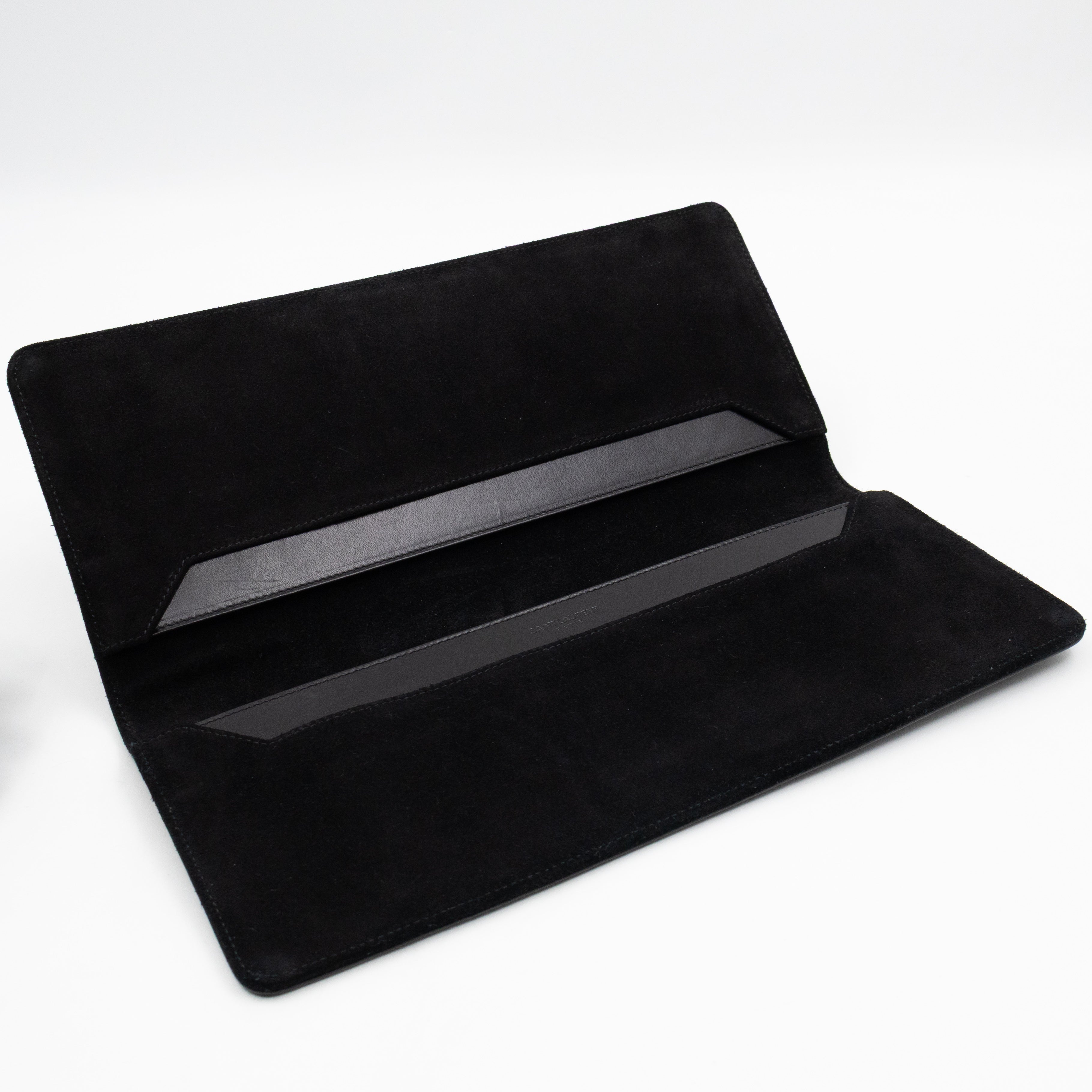Marquage Bifold Clutch Black Leather
