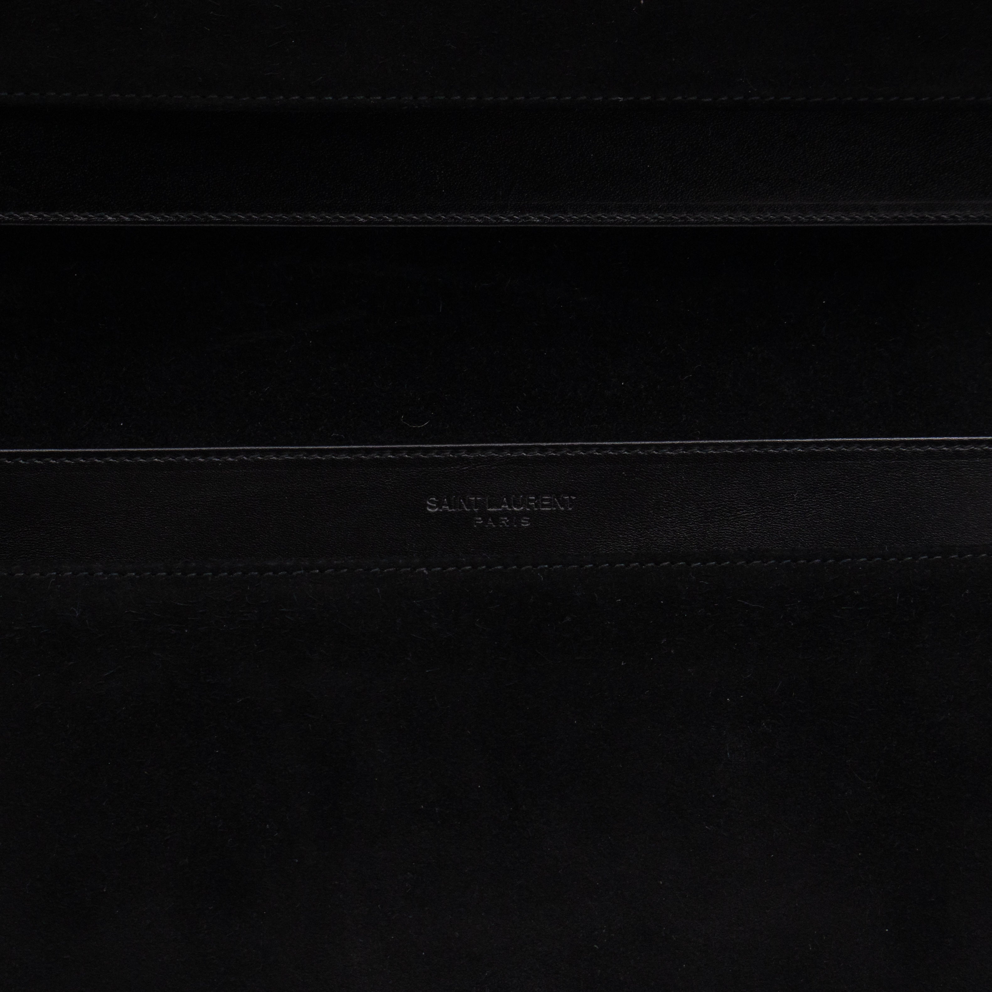 Marquage Bifold Clutch Black Leather