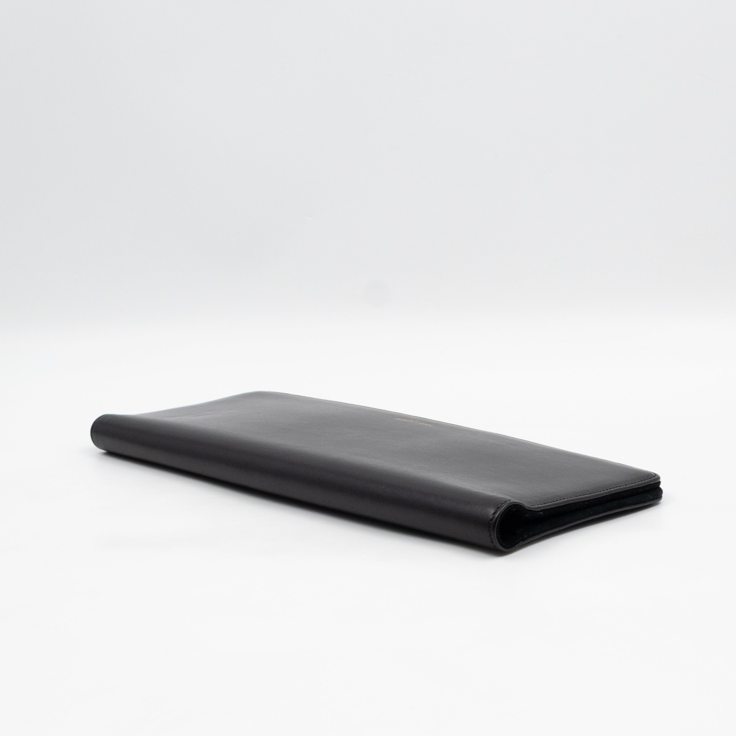 Marquage Bifold Clutch Black Leather