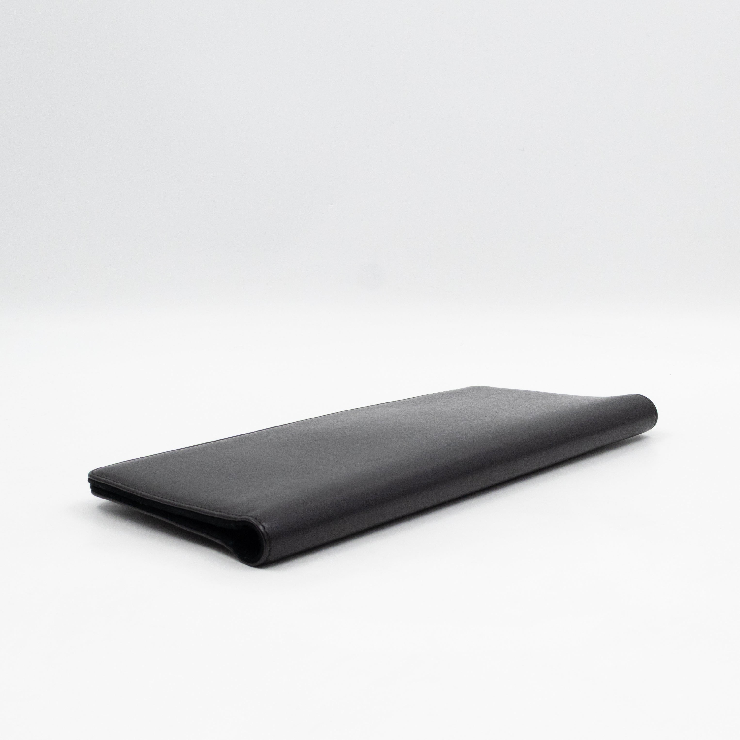 Marquage Bifold Clutch Black Leather