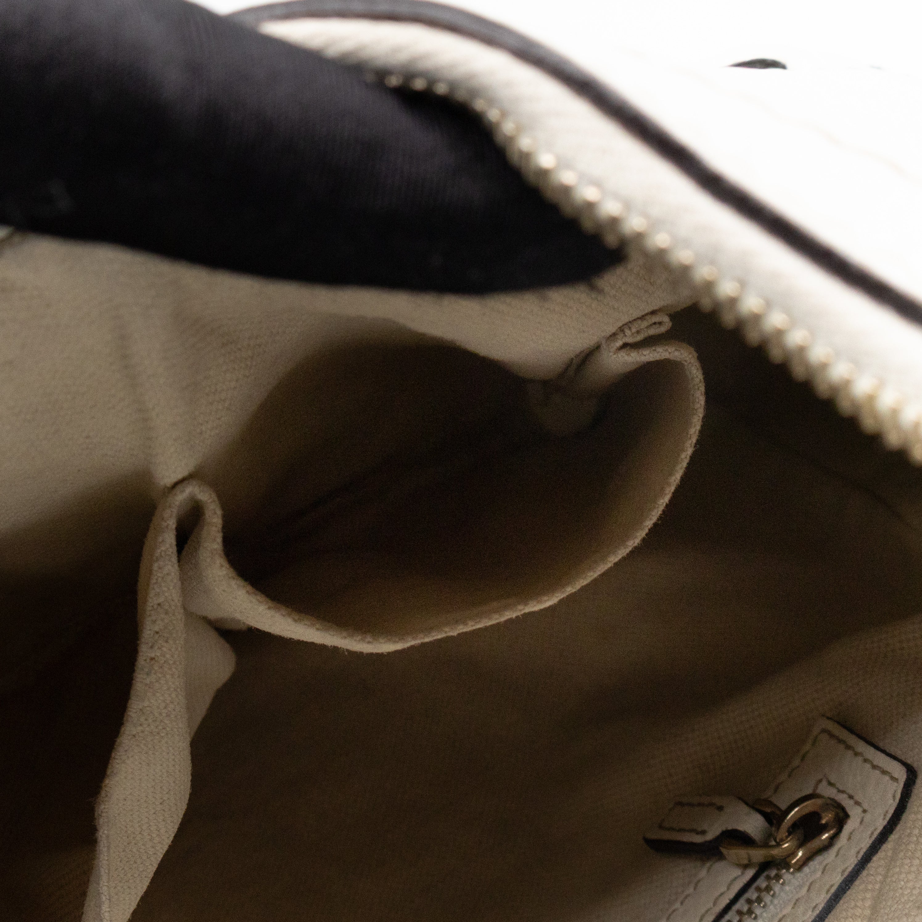 Heritage Horsebit Hobo White Leather