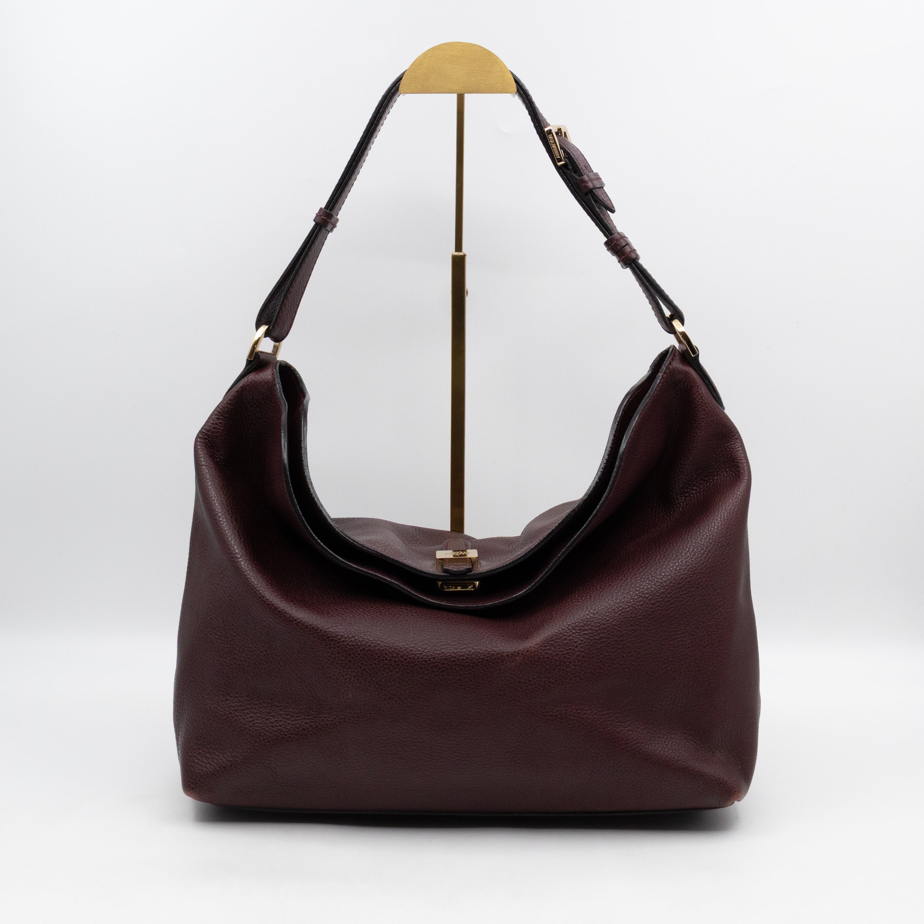 Tessie Hobo Oxblood Leather
