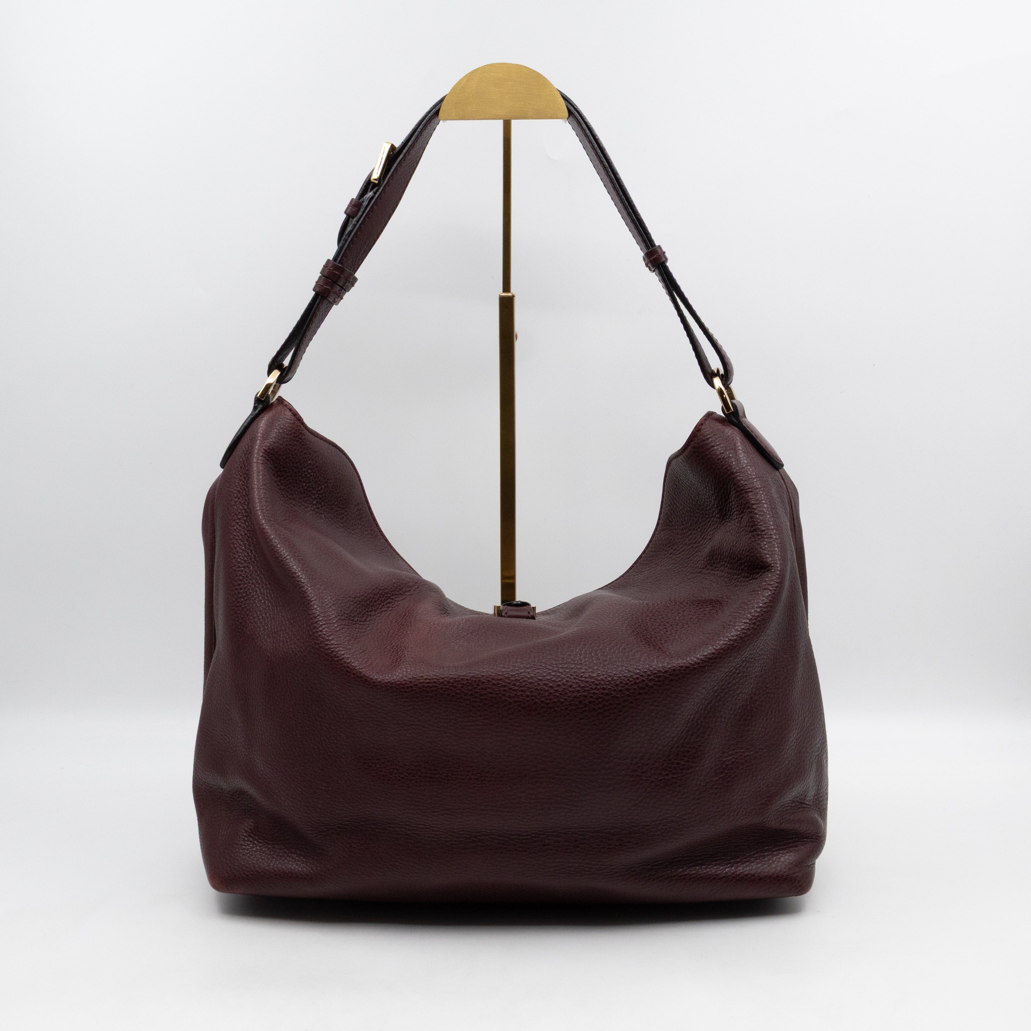 Tessie Hobo Oxblood Leather