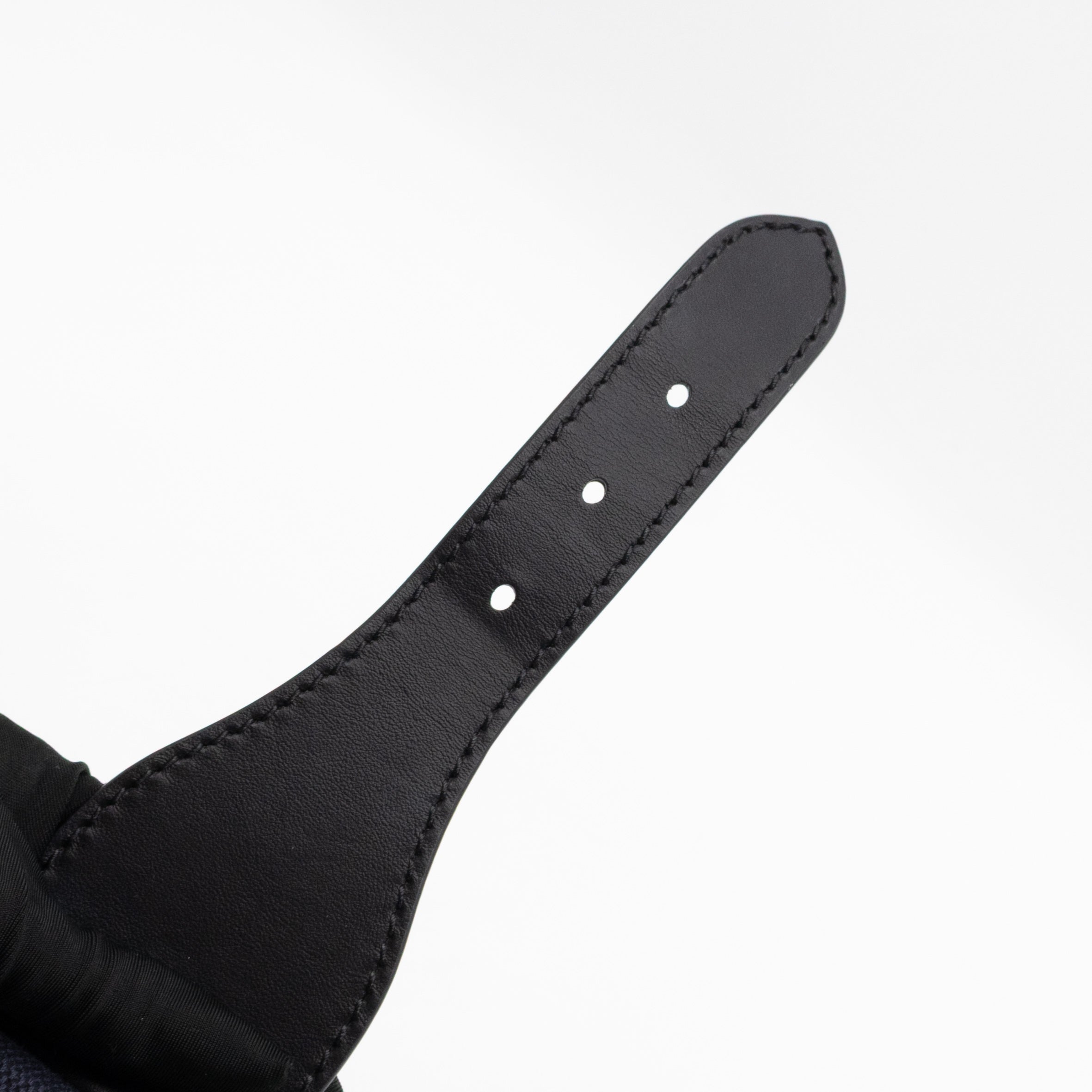 Blue Christian Dior Paris Embroidery Belt 75 cm