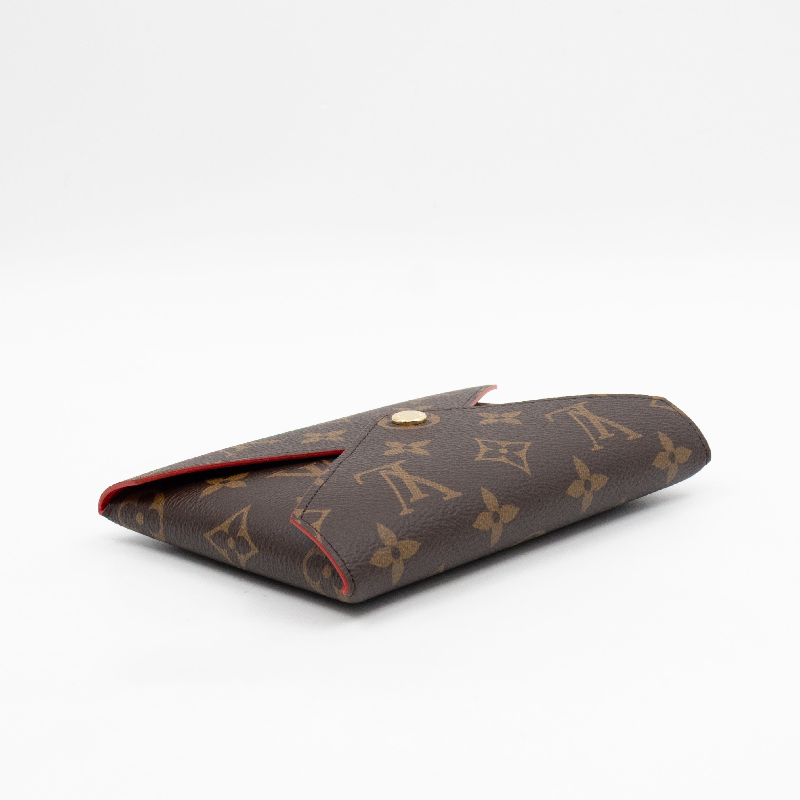 Kirigami Pochette Medium Monogram Red