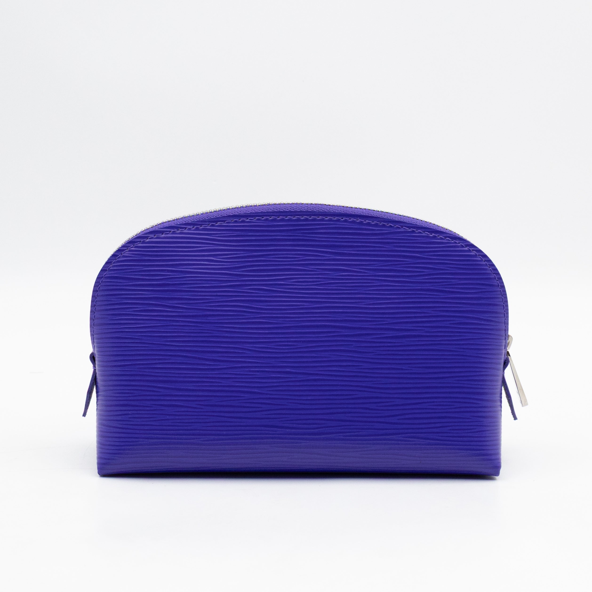 Cosmetic Pouch PM Purple Epi Leather
