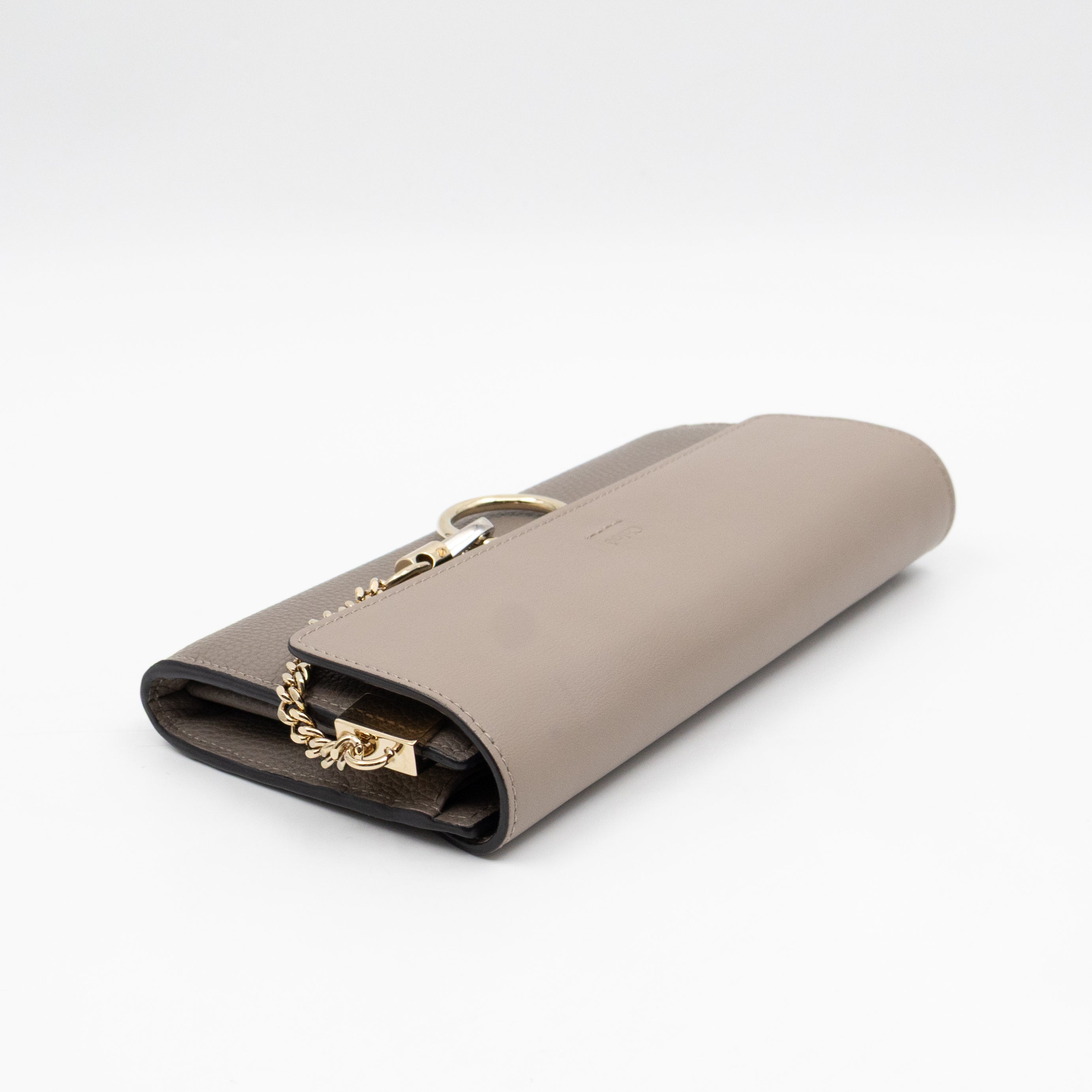 Faye Wallet Motty Grey Leather