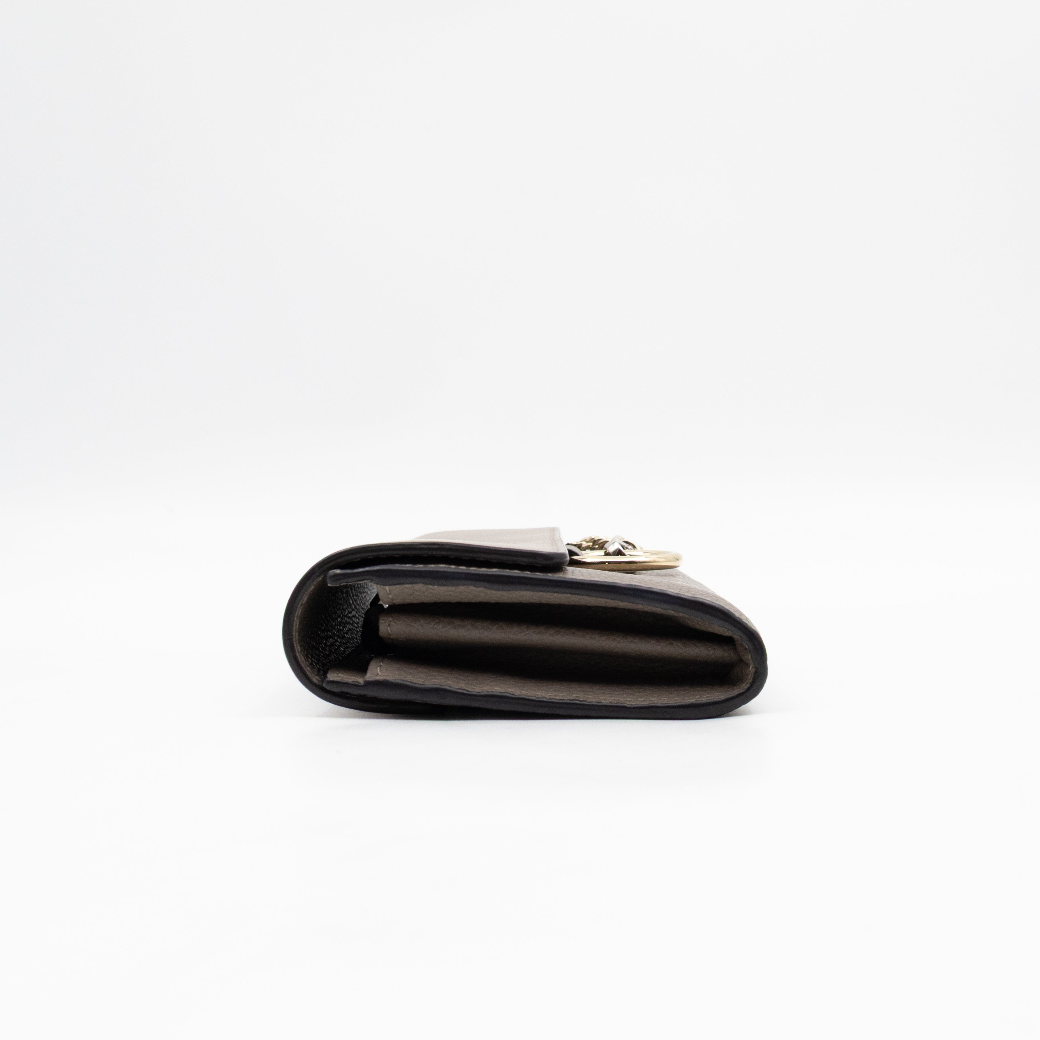 Faye Wallet Motty Grey Leather