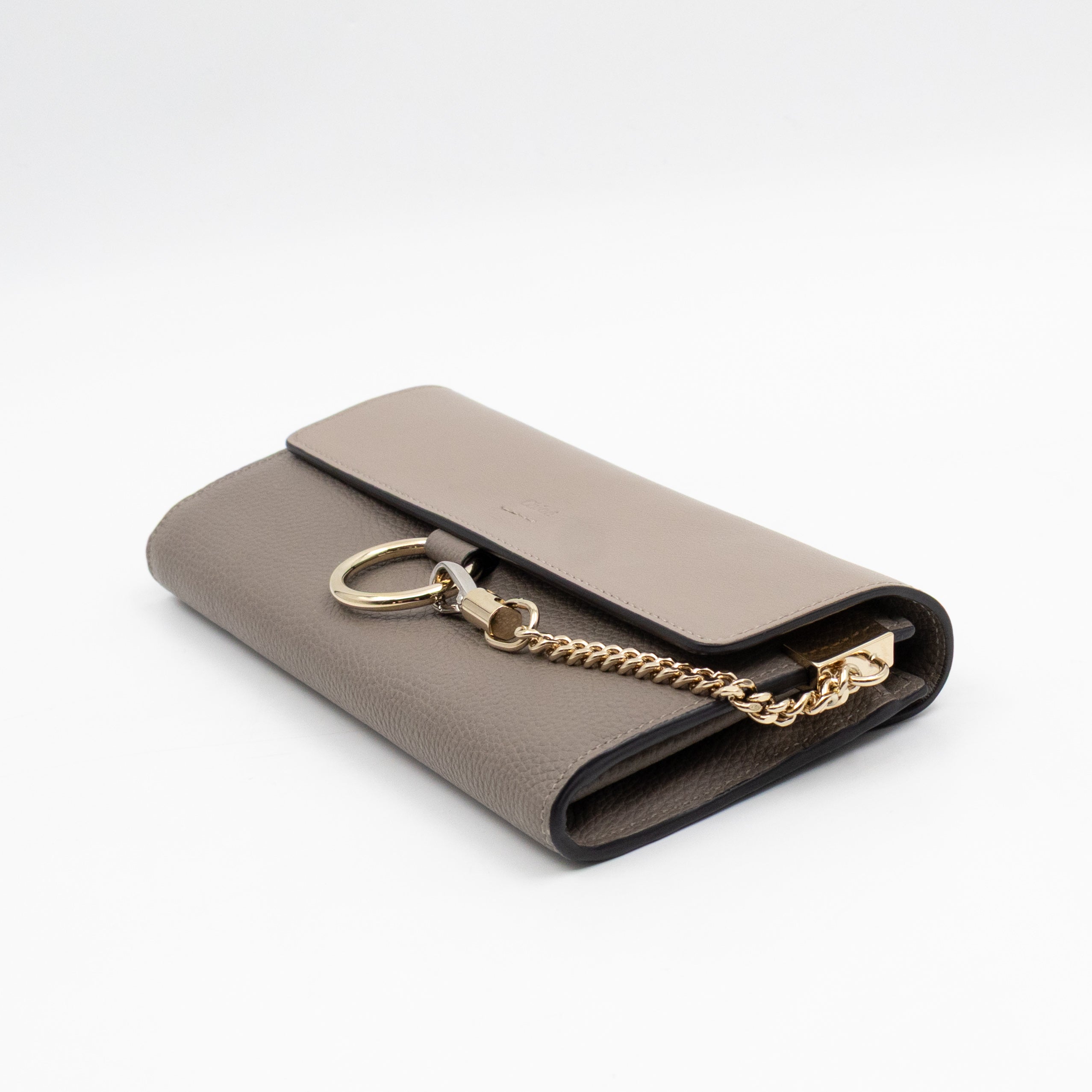 Faye Wallet Motty Grey Leather