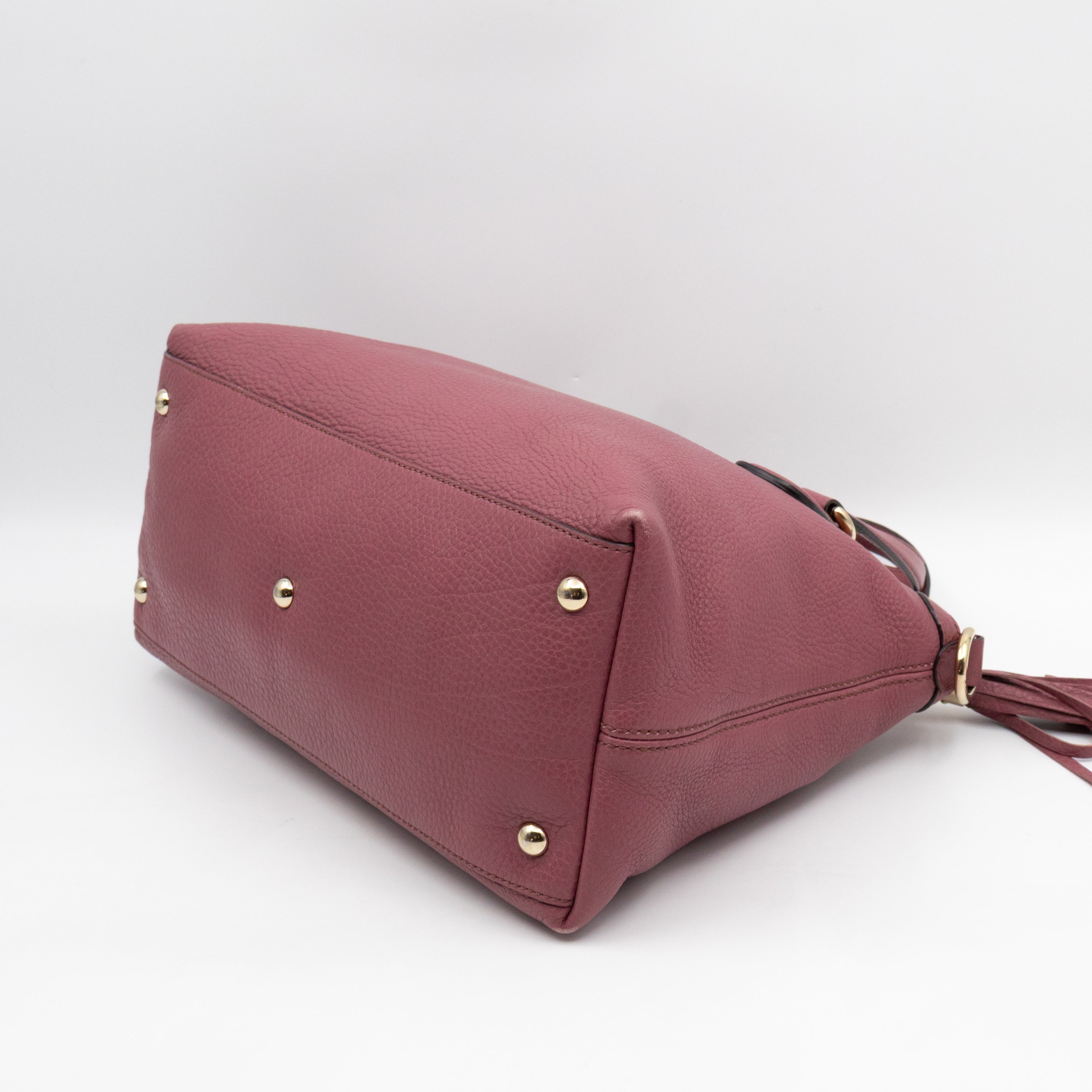 Soho Two Way Shoulder Bag Mauve Leather