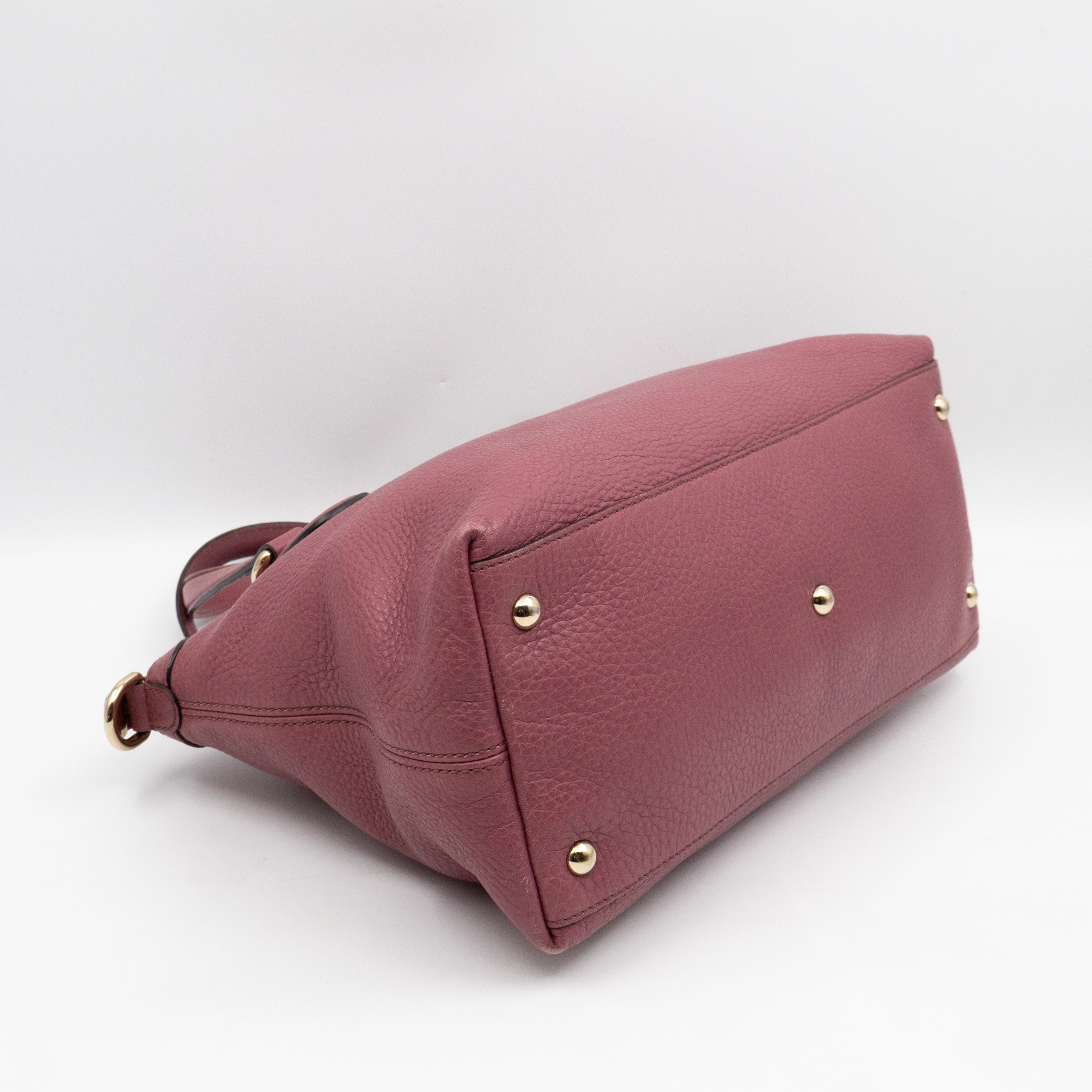 Soho Two Way Shoulder Bag Mauve Leather