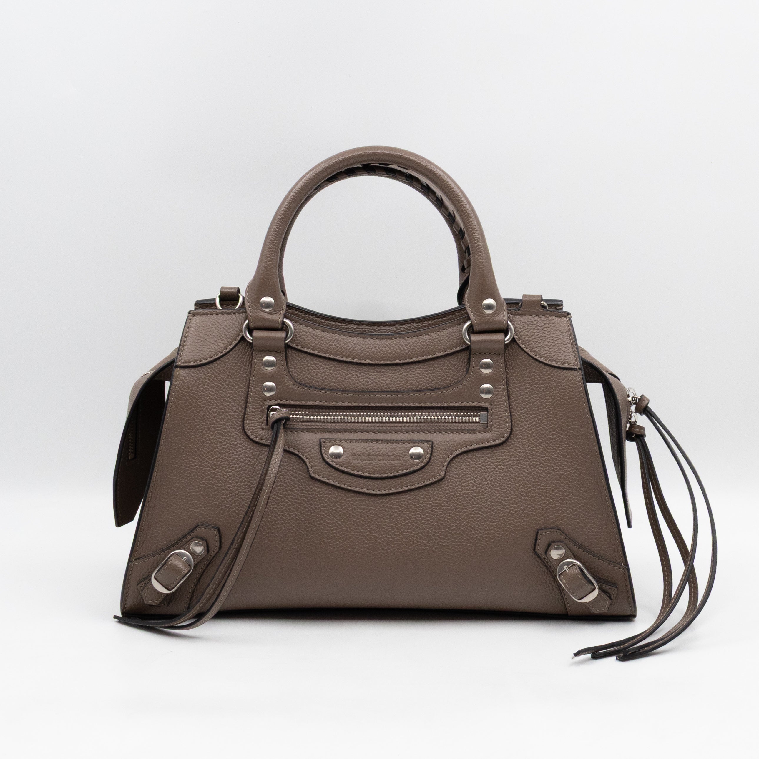 Neo Classic City Small Mink Grey Leather